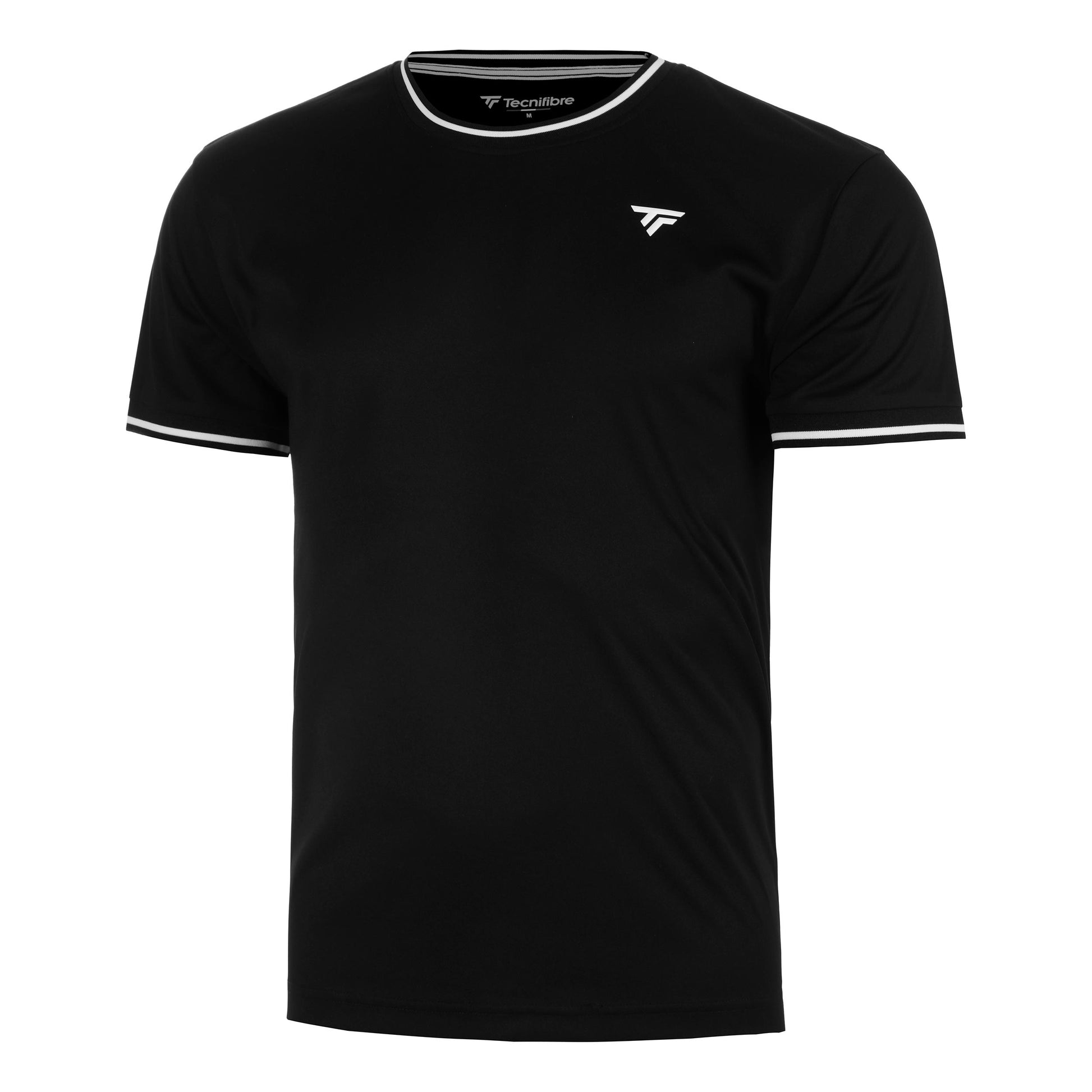 Tecnifibre Tech Tee Maglietta Uomini - nero, bianco