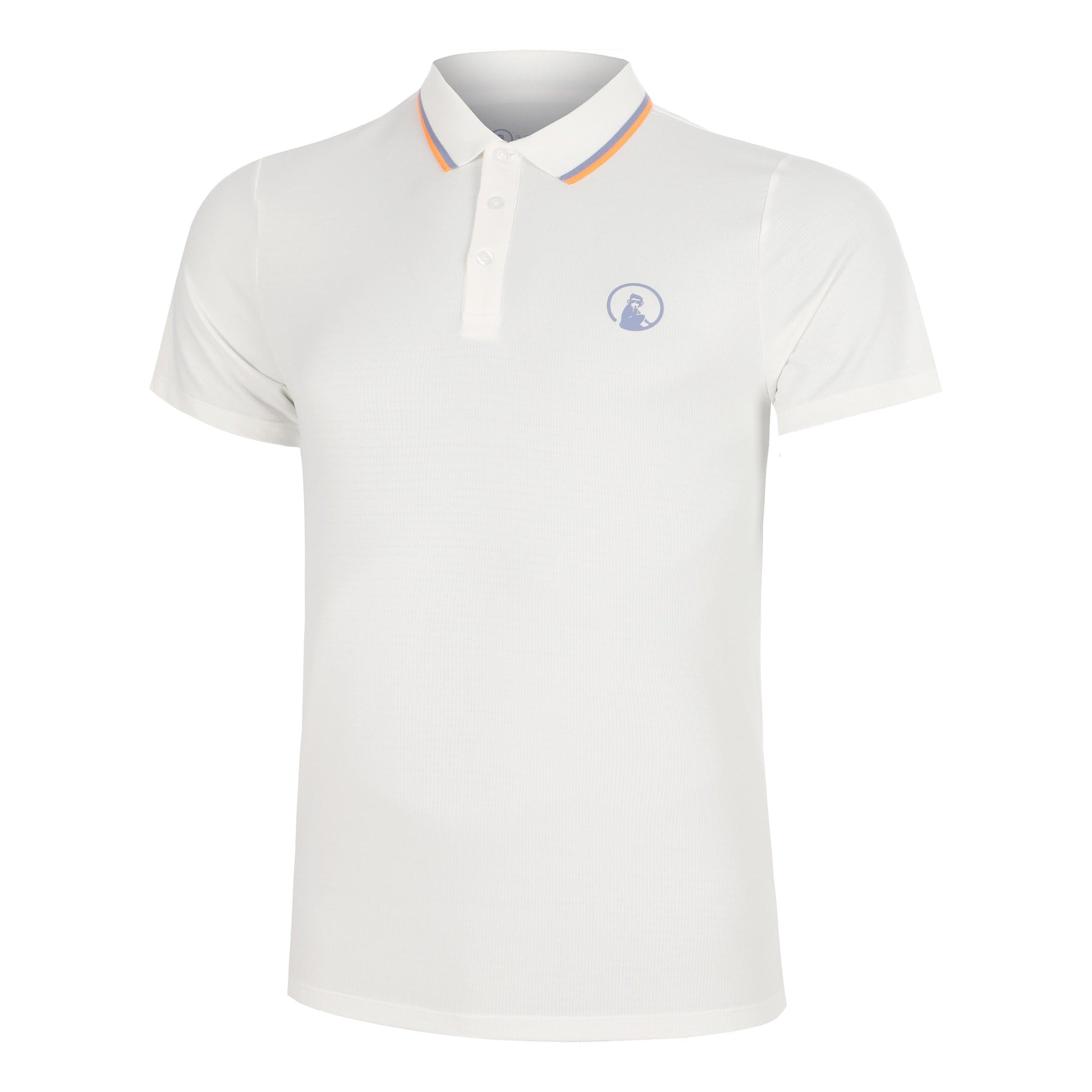 Quiet Please Glow Tournament Tipping Polo Polo Uomini - crema
