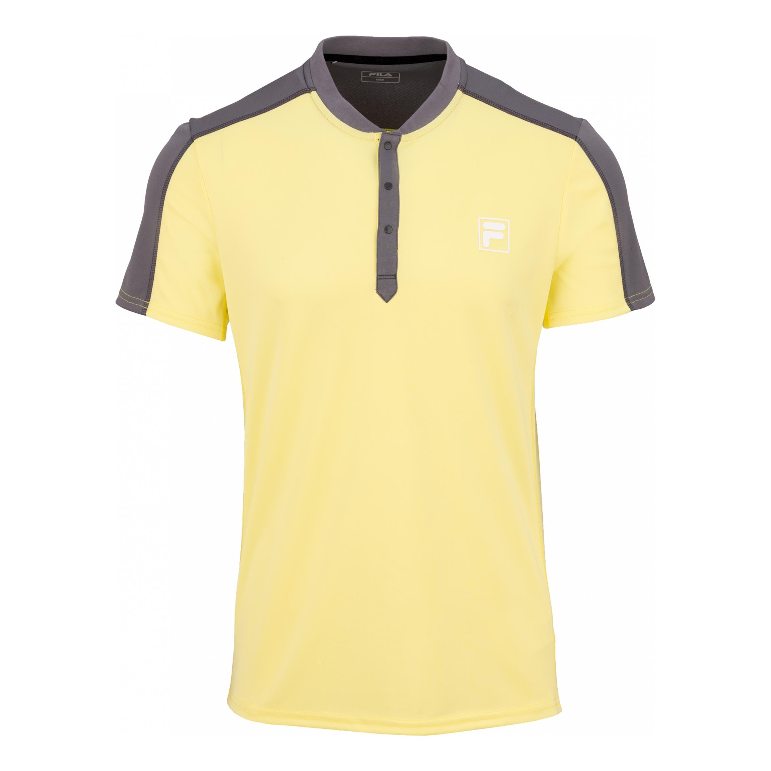 Fila Taavi Maglietta Uomini - giallo, grigio