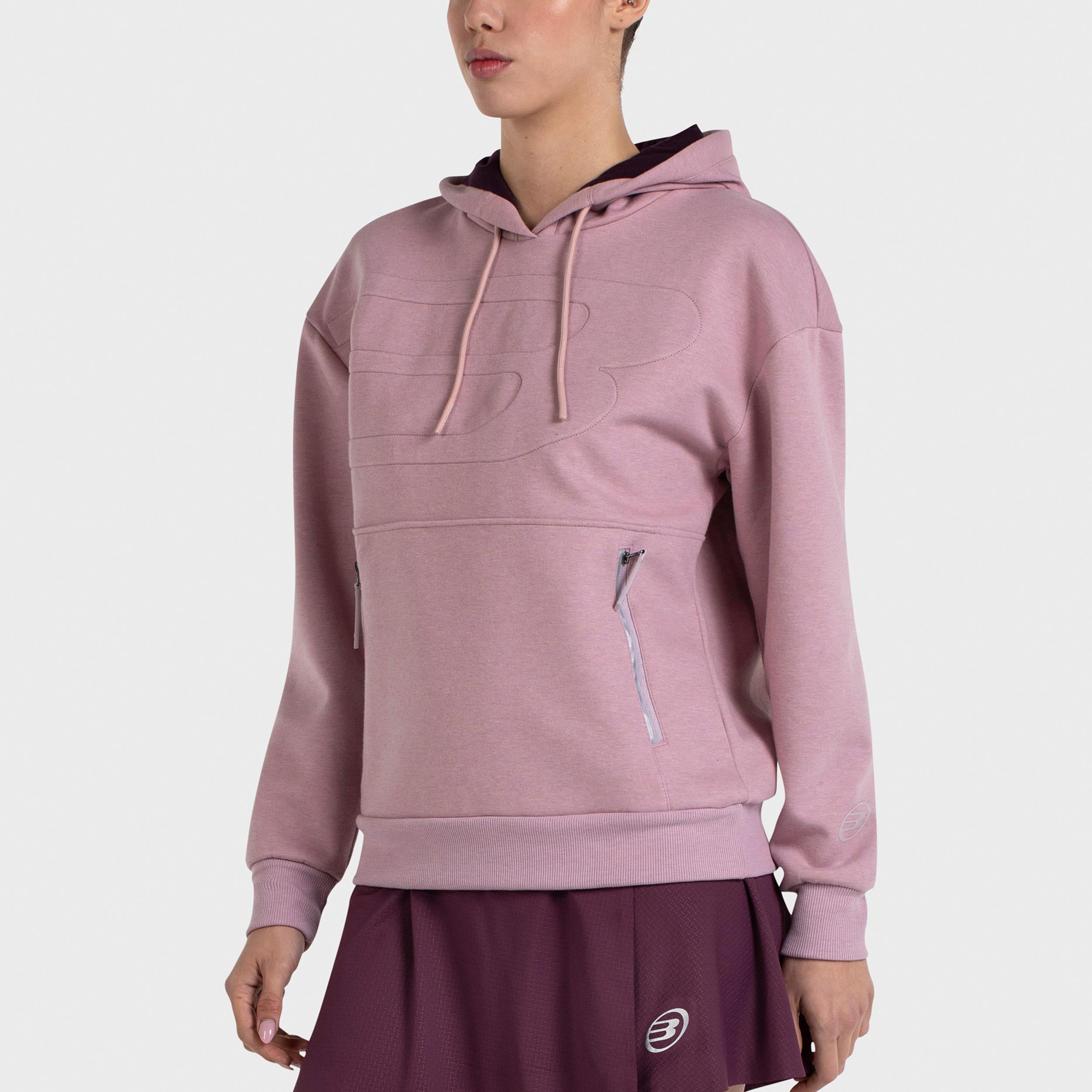 Bullpadel Eolia Felpa con cappuccio Donna - rosa
