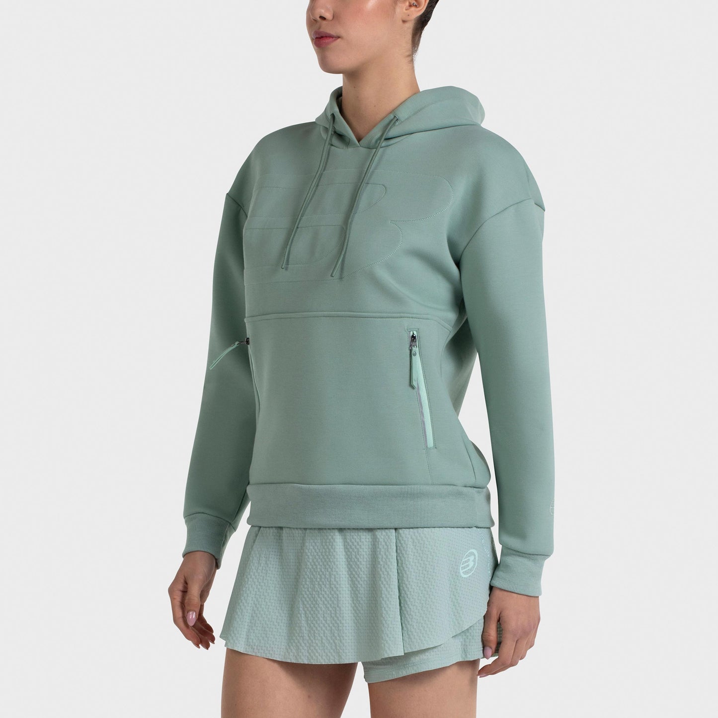 Bullpadel Eolia Felpa con cappuccio Donna - verde