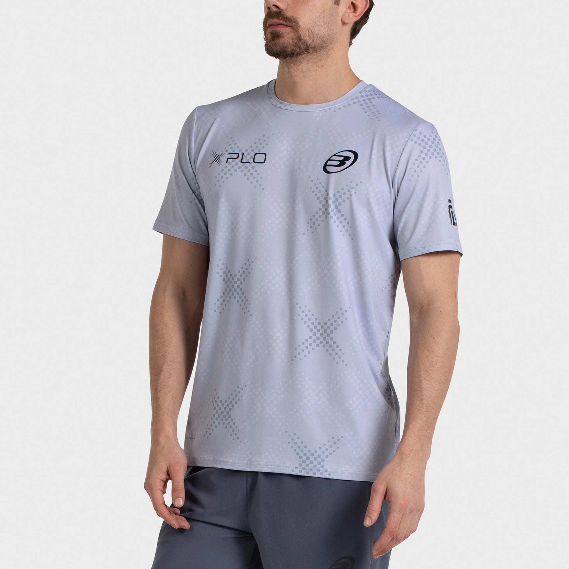Bullpadel DiNenno 26 Maglietta Uomini - grigio