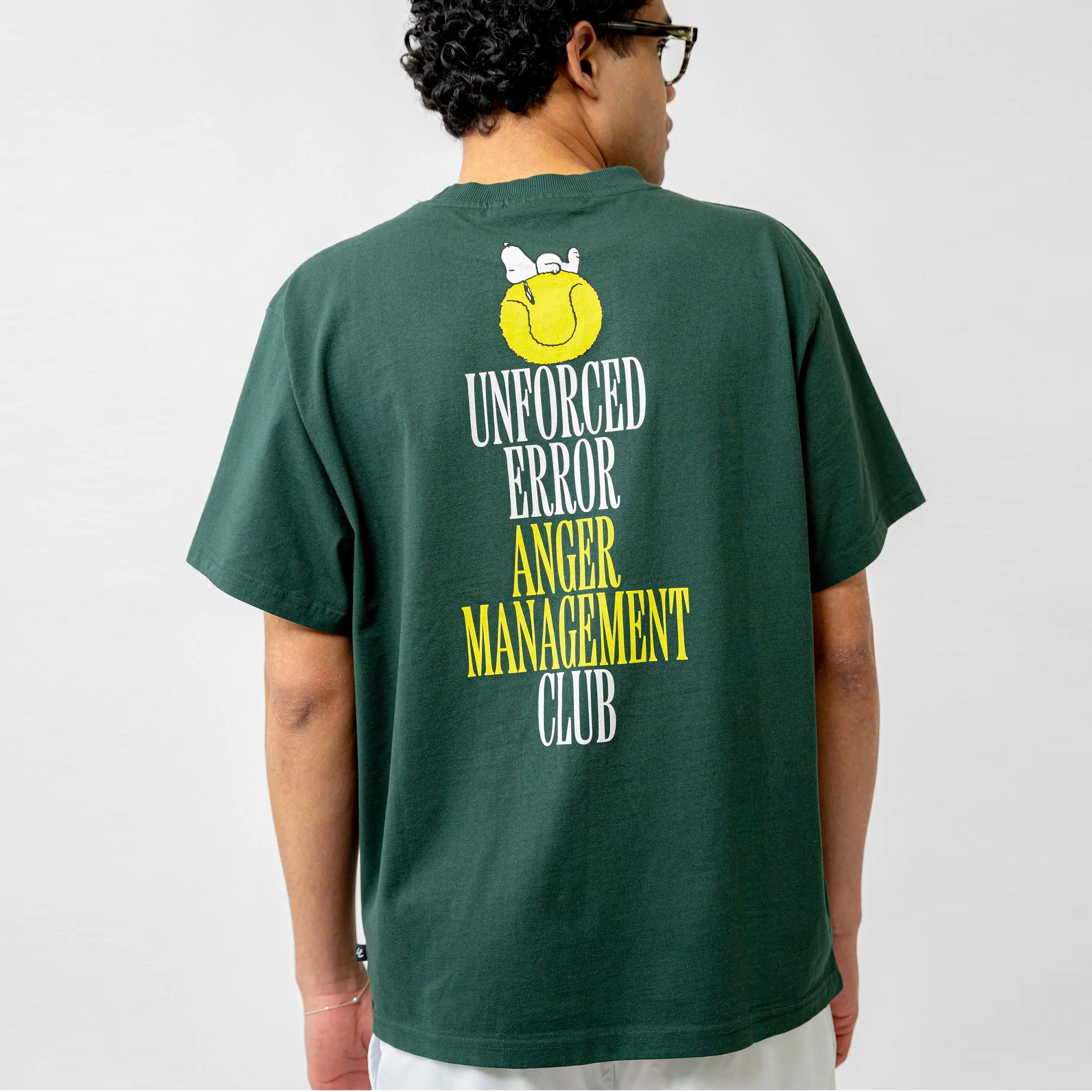 Lobster & Lemonade Snoopy Unforced Error – '89 Band Maglietta Unisex - verde scuro