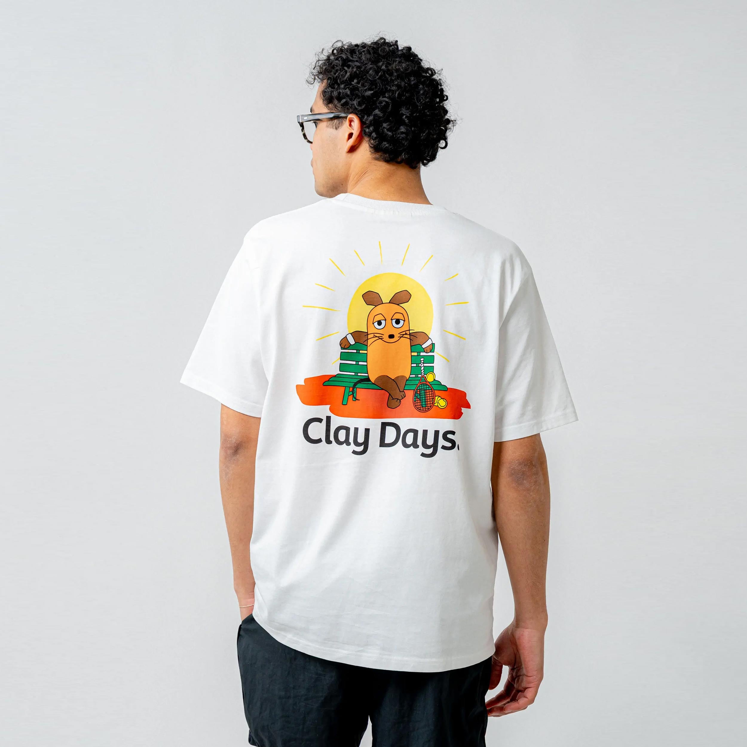 Lobster & Lemonade Maus Clay Days – '94 Campus Maglietta Unisex - bianco