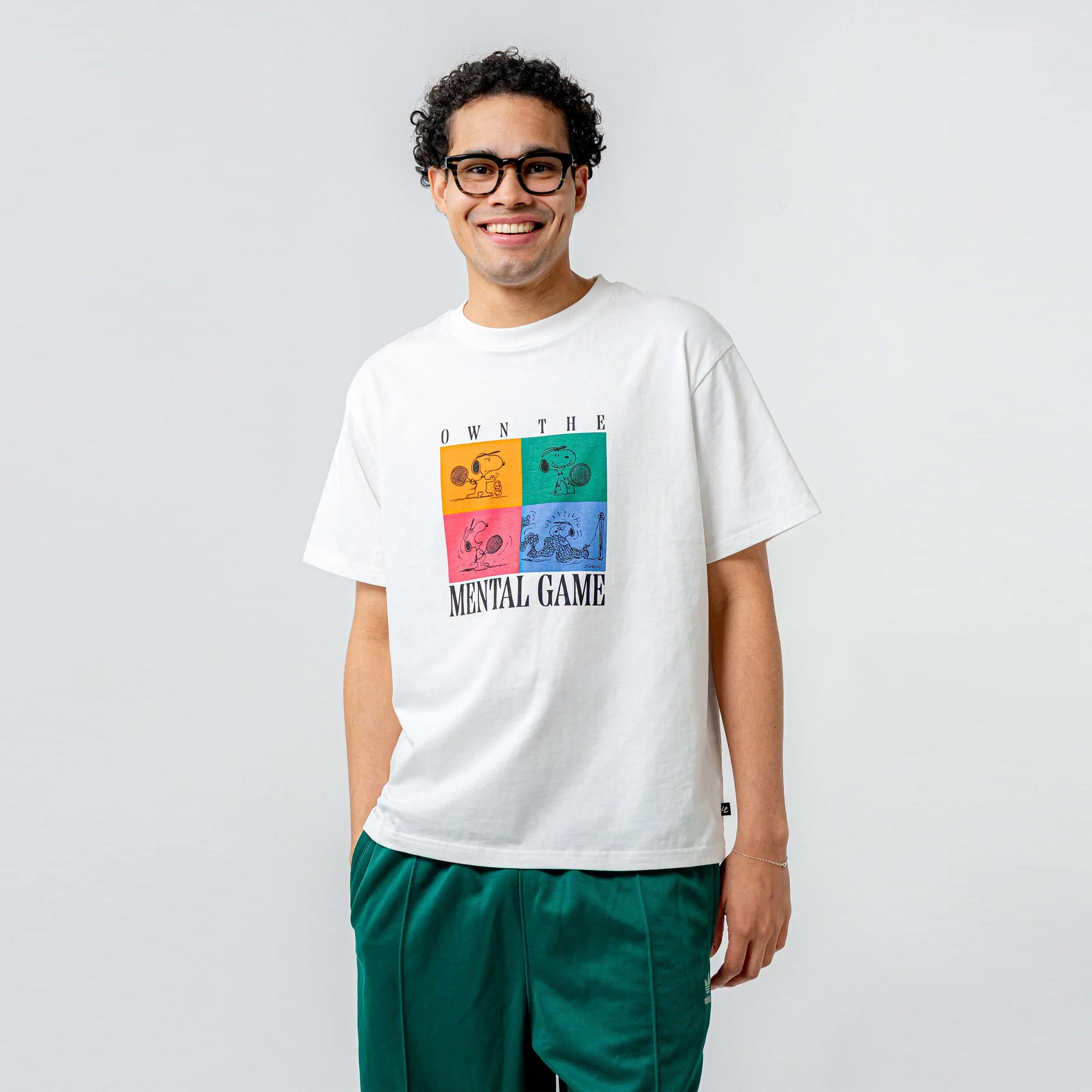 Lobster & Lemonade Snoopy Mental Game – '89 Band Maglietta Unisex - bianco