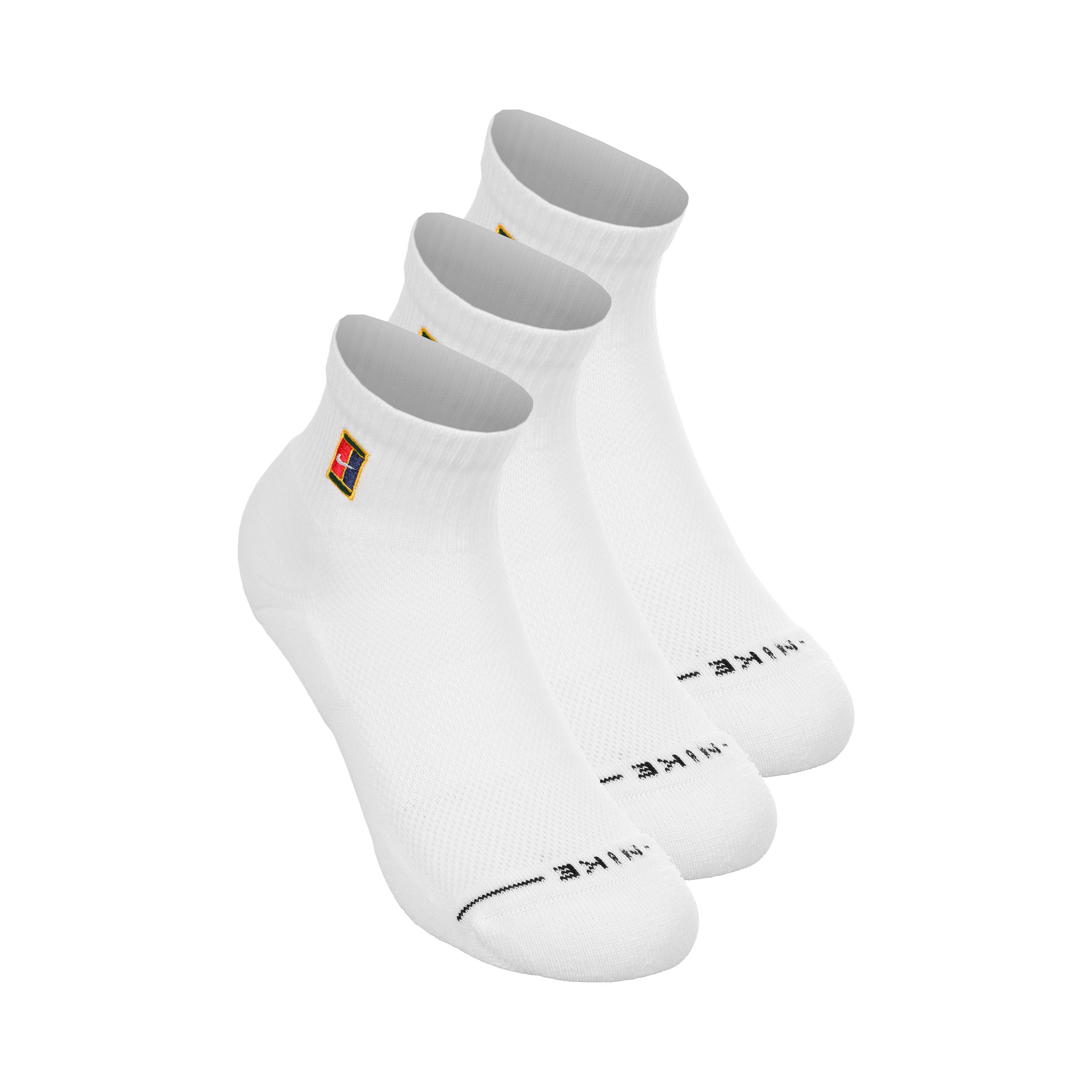Nike Ankle Calzini da tennis Confezione da 3 Unisex - bianco