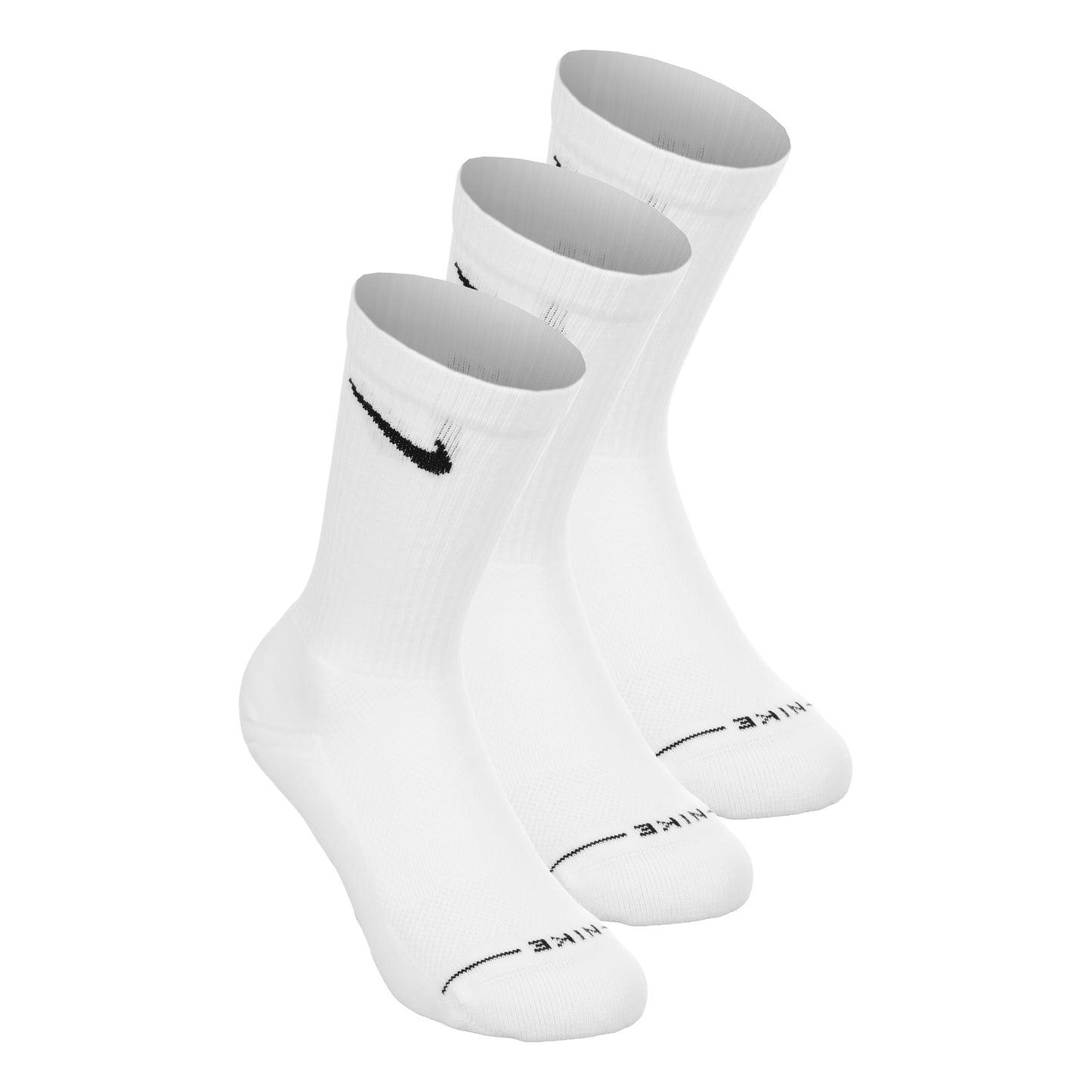 Nike Crew Calzini da tennis Confezione da 3 Unisex - bianco