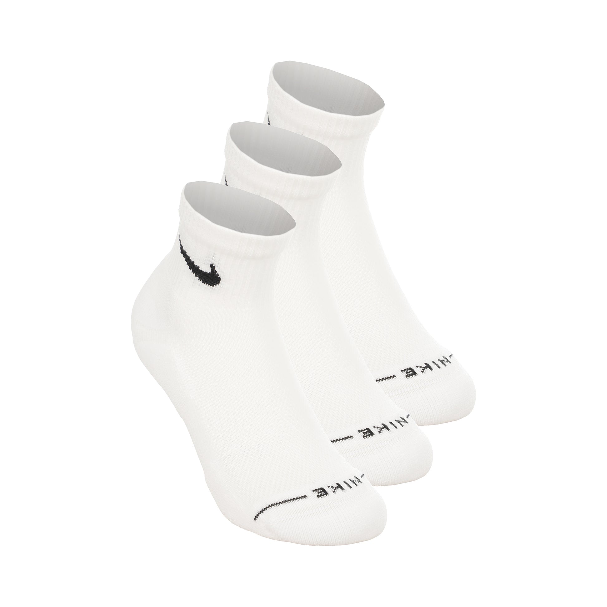 Nike Ankle Calzini da tennis Confezione da 3 Unisex - bianco