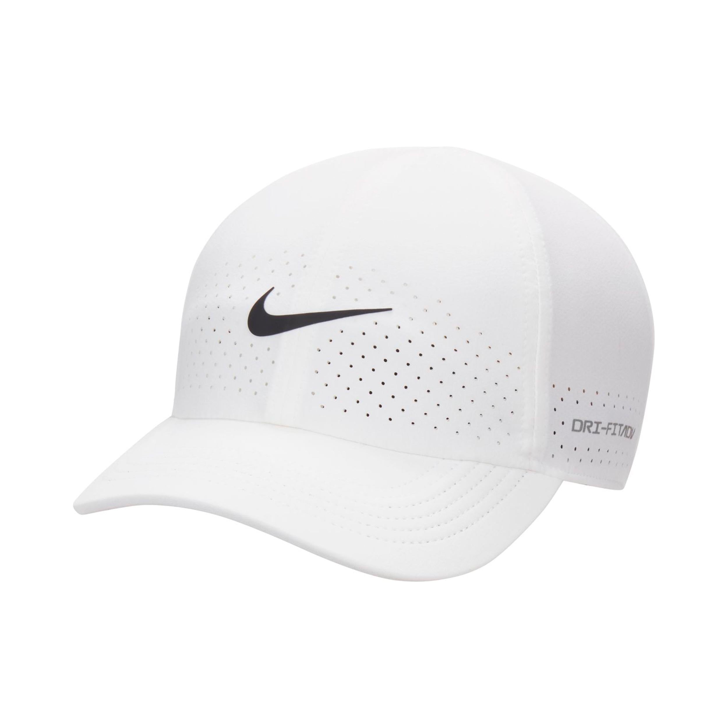 Nike Dri-Fit Advantage Club Cappellino Unisex - bianco, nero