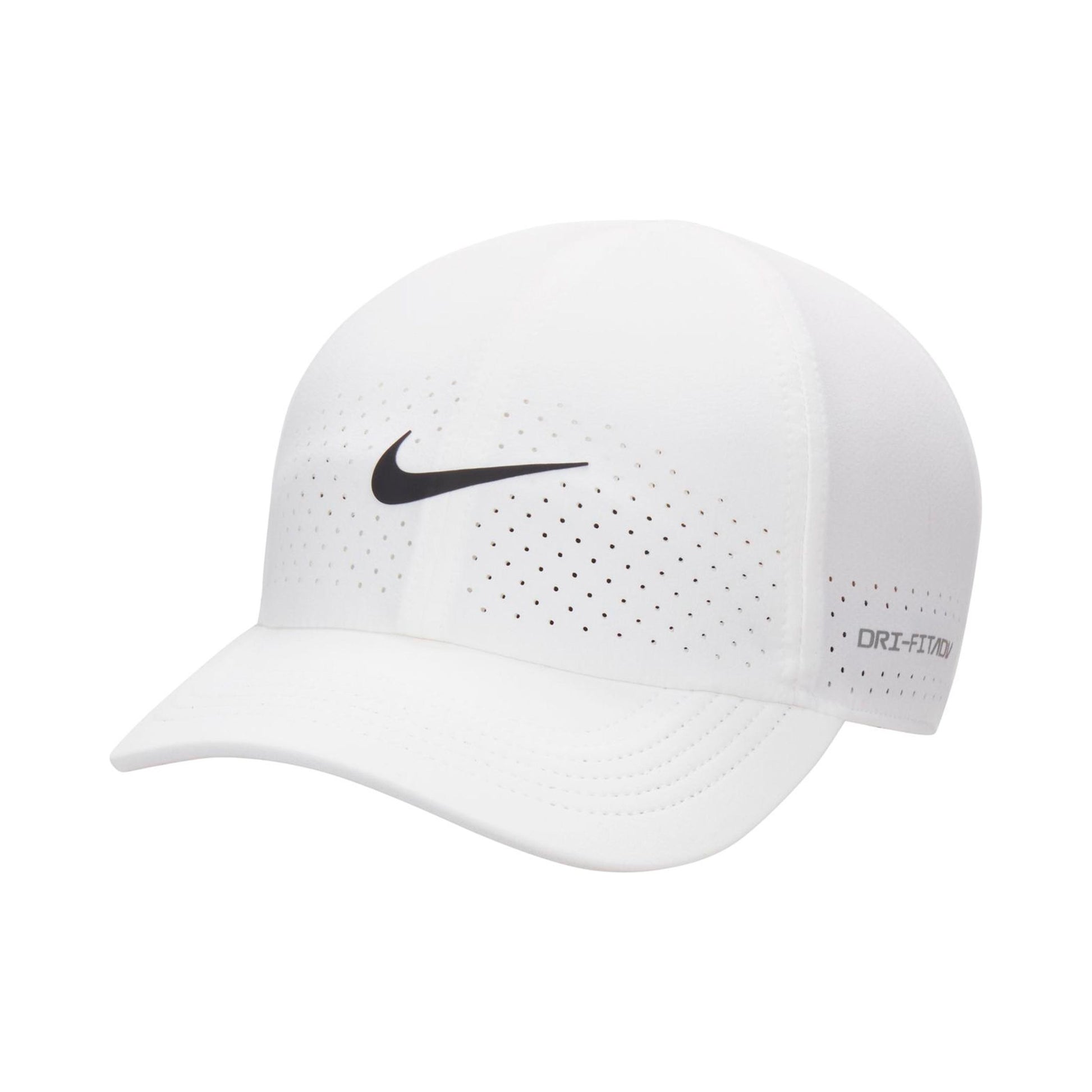 Nike Dri-Fit Advantage Club Cappellino Unisex - bianco, nero