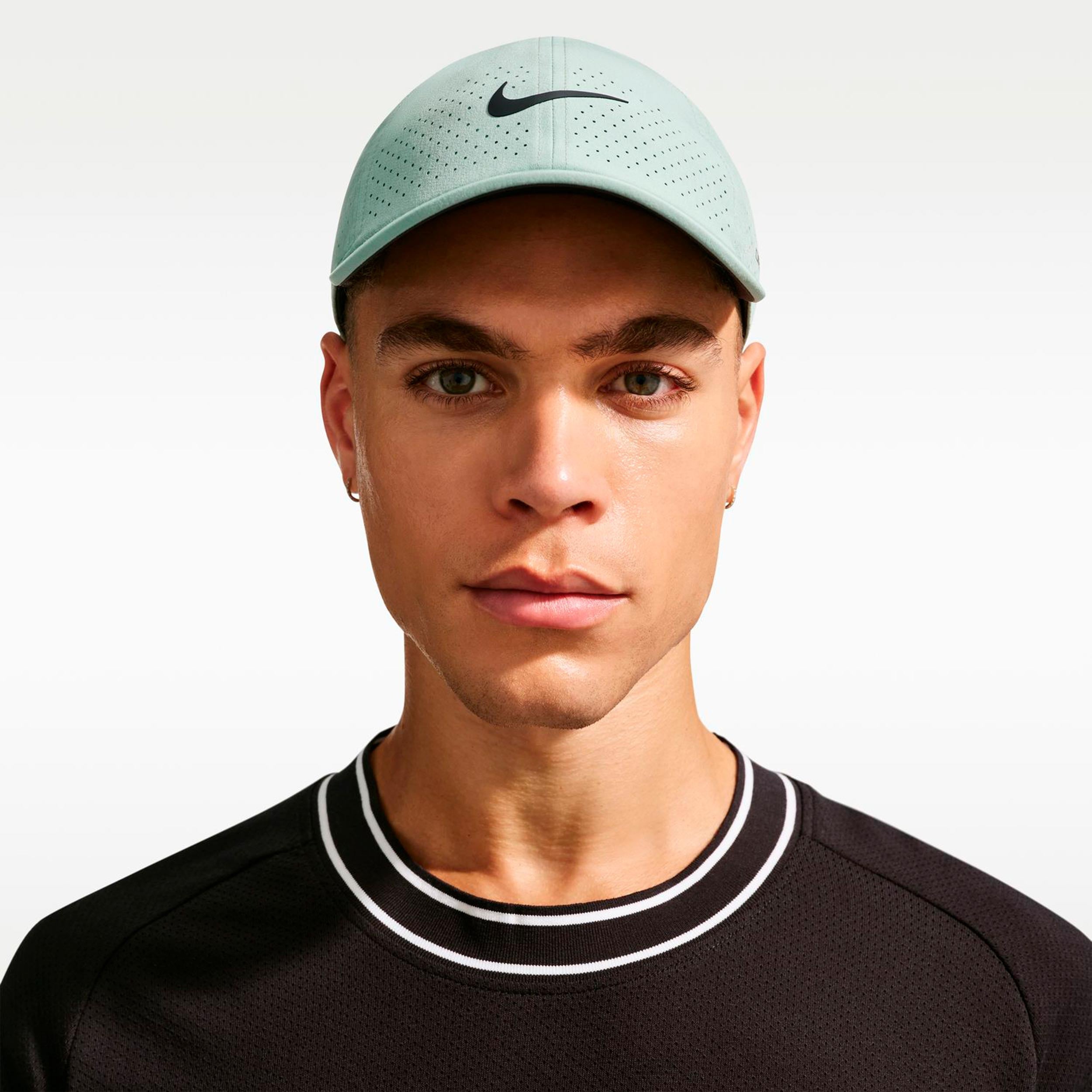 Nike Dri-Fit Advantage Club Cappellino Unisex - grigio-verde, nero