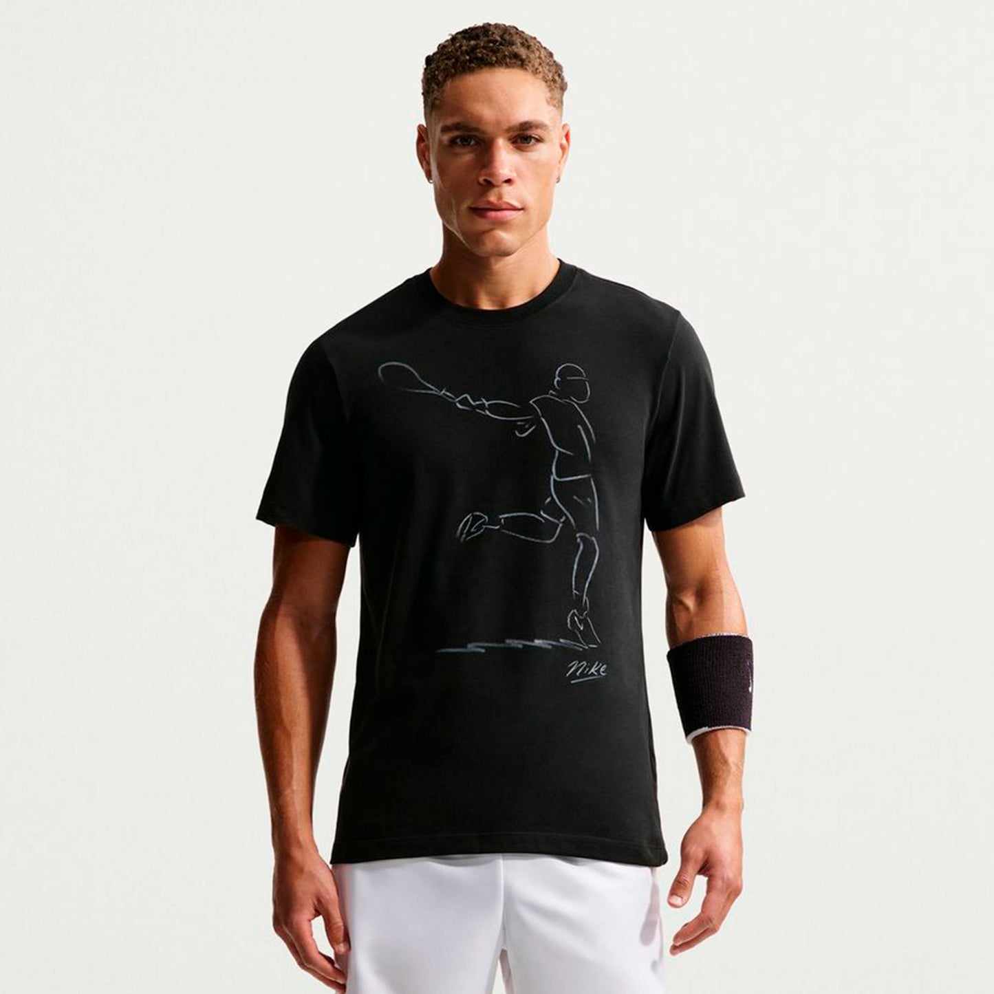 Nike Court Dri-Fit Maglietta Uomini - nero