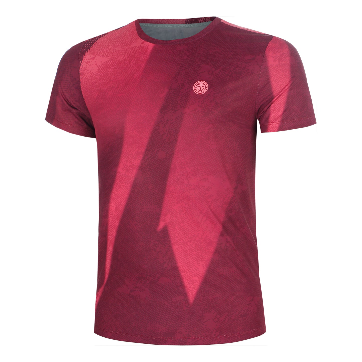 BIDI BADU Freeze Out Maglietta Uomini - rosso scuro, rosa