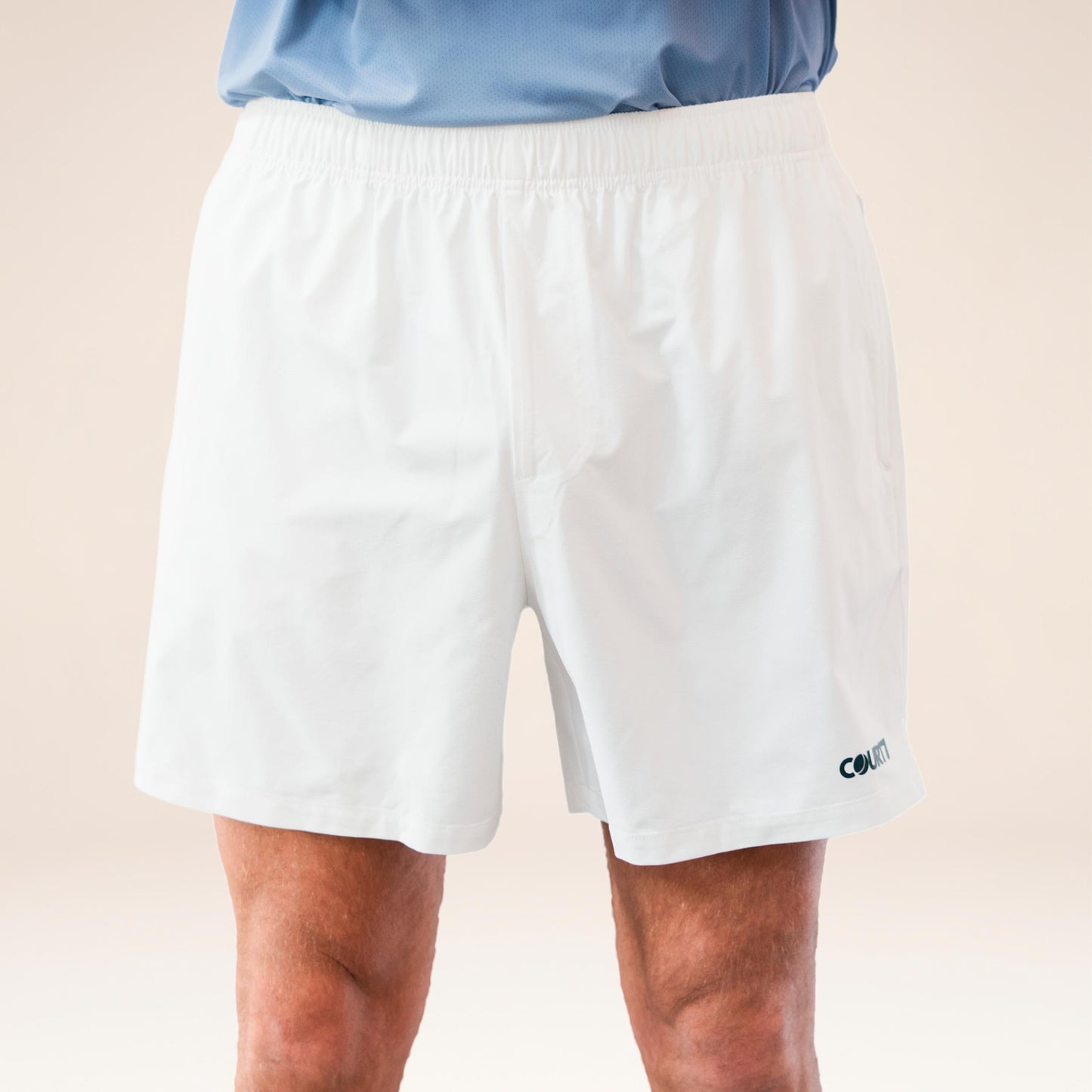 COURT7 Dual Pocket 5in Pantaloncini Uomini - bianco sporco