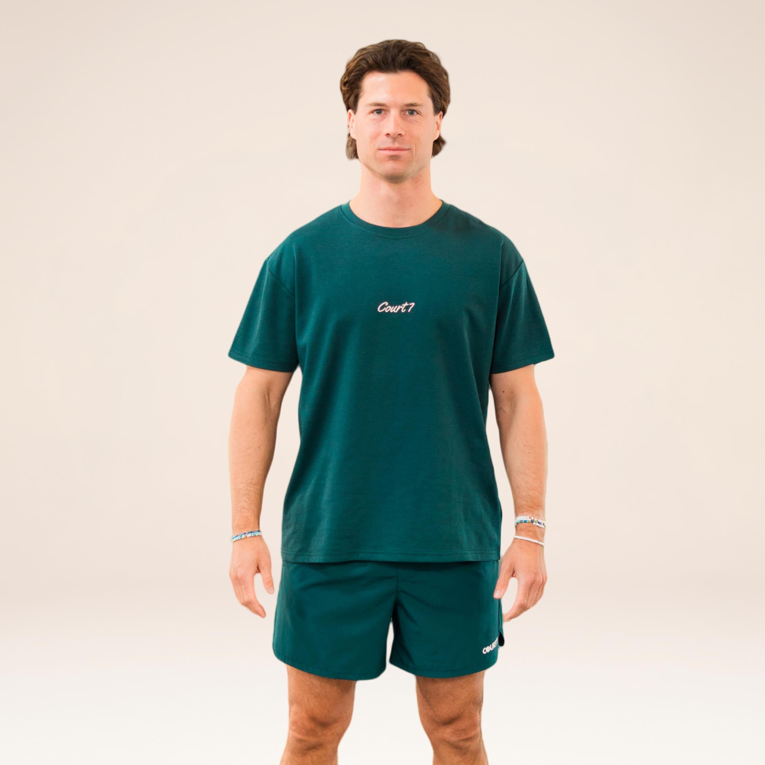 COURT7 AD-IN Basic 2.0 Maglietta Unisex - verde scuro