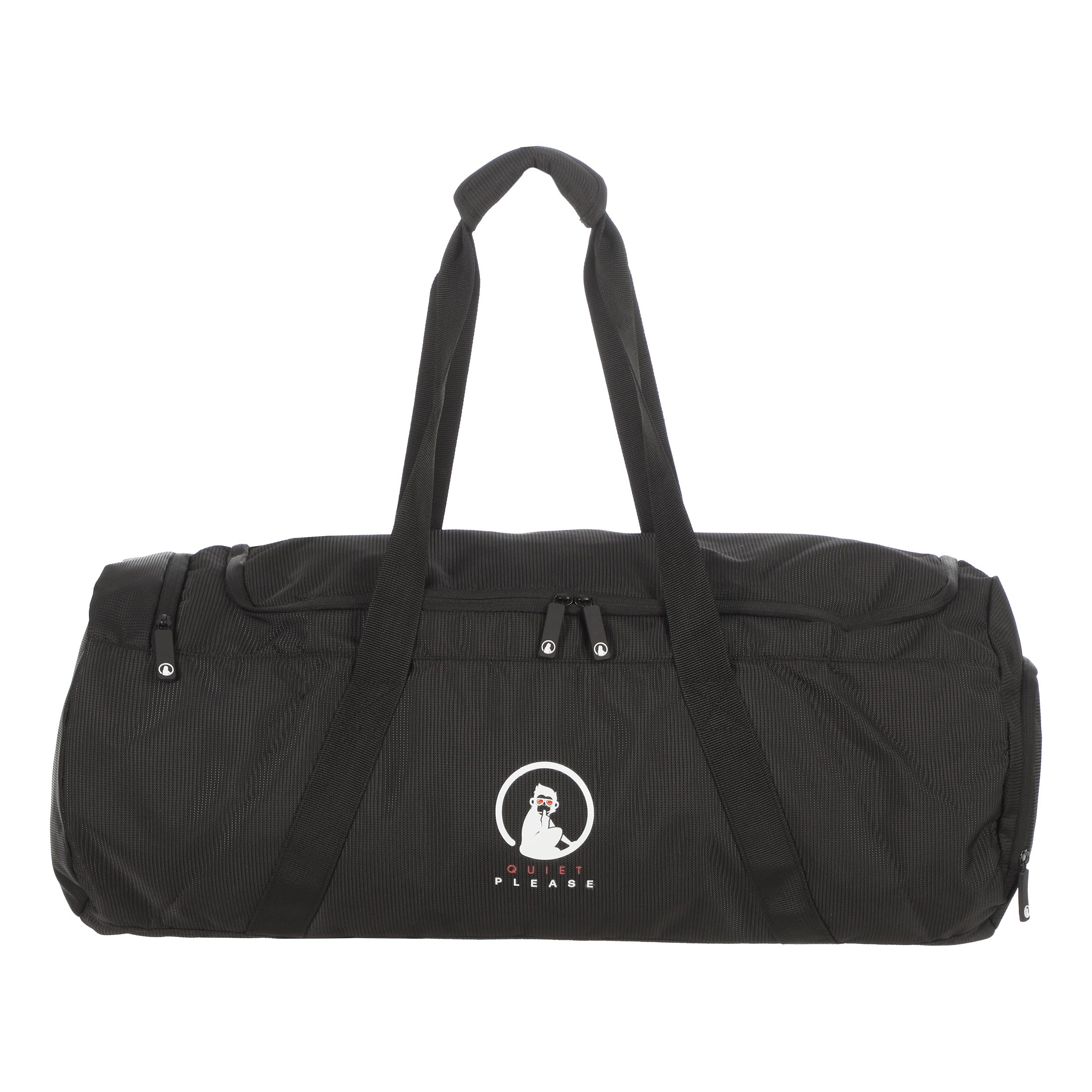 Quiet Please Gym Borsa sportiva - nero