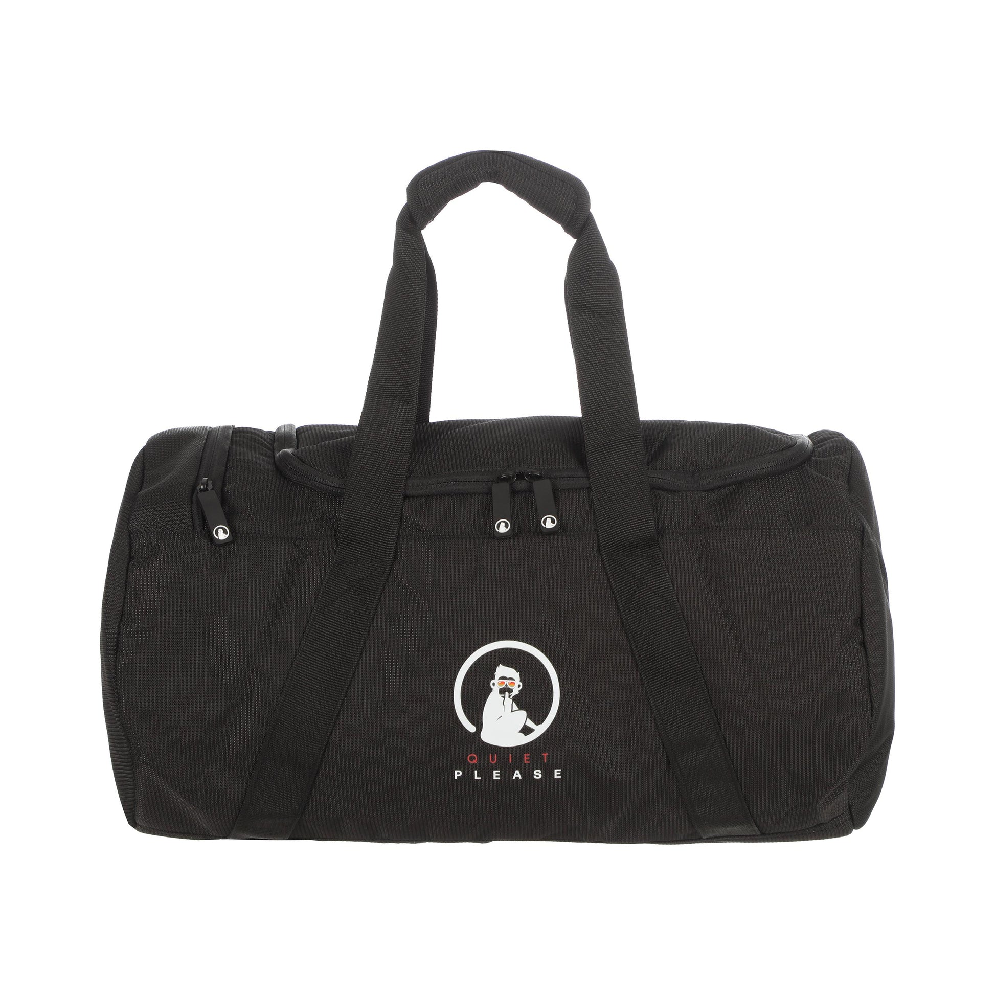 Quiet Please Gym Duffel 30L Borsa sportiva - nero