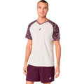 Court Maglietta Uomini - beige, multicolore
