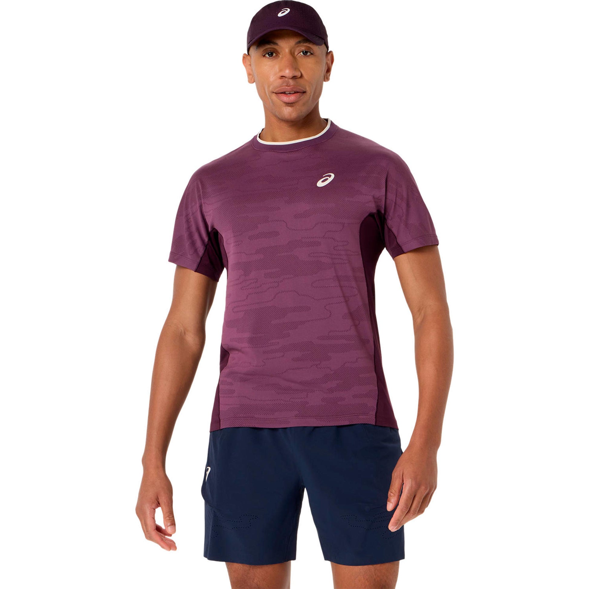 ASICS Match Maglietta Uomini - vino rosso