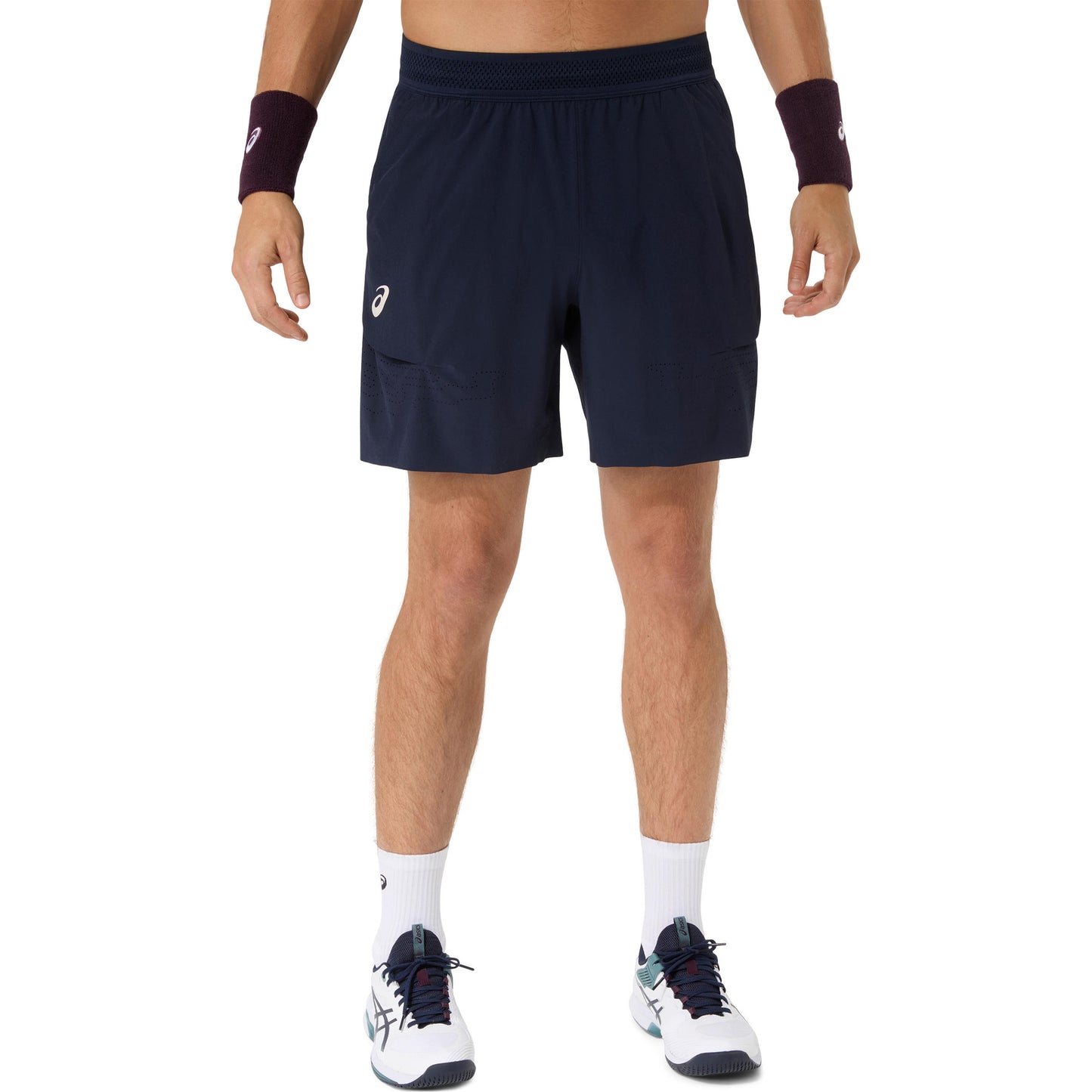 ASICS Match Laser Cut 7in Pantaloncini Uomini - blu scuro