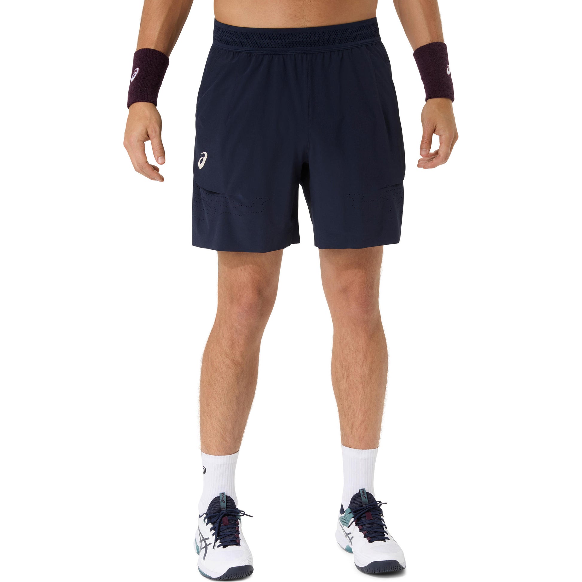 ASICS Match Laser Cut 7in Pantaloncini Uomini - blu scuro