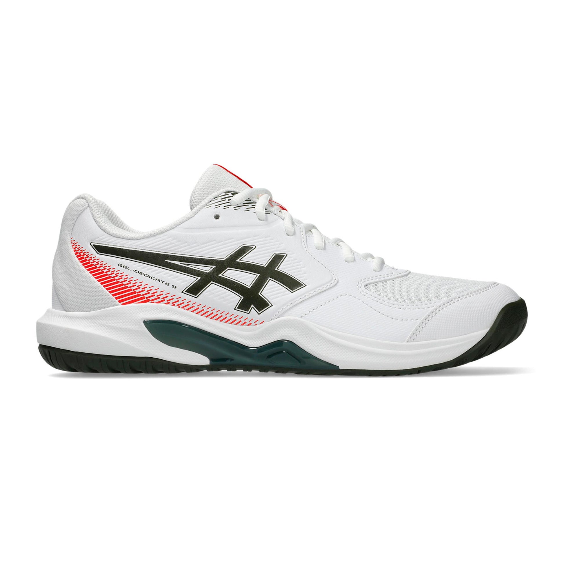 ASICS Gel-Dedicate 9 Scarpa per tutte le superfici Uomini - bianco, color petrolio