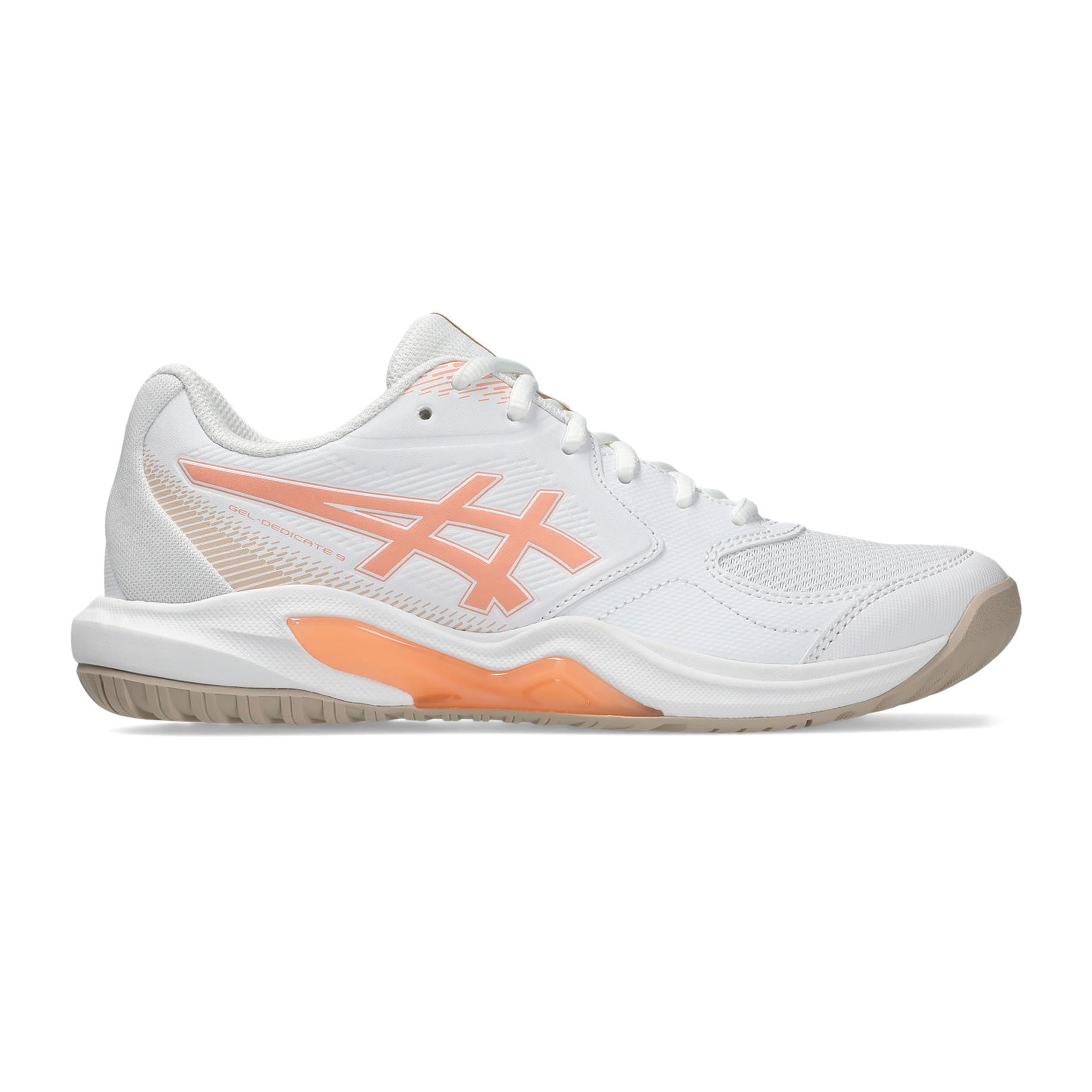ASICS Gel-Dedicate 9 Scarpa per tutte le superfici Donna - bianco, albicocca