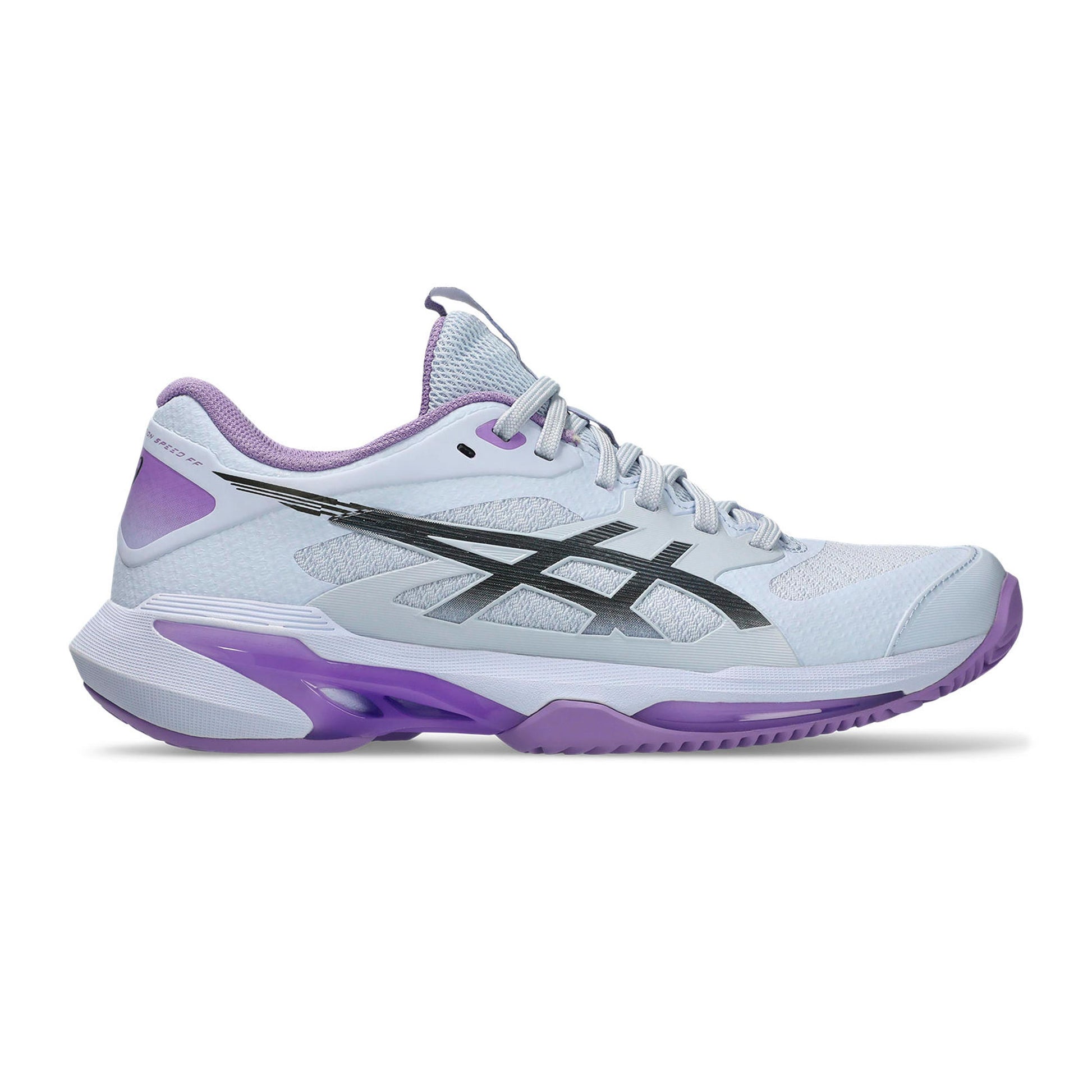 ASICS Solution Speed FF 4 Night Energy Scarpa per terra rossa Donna - blu chiaro, lilla