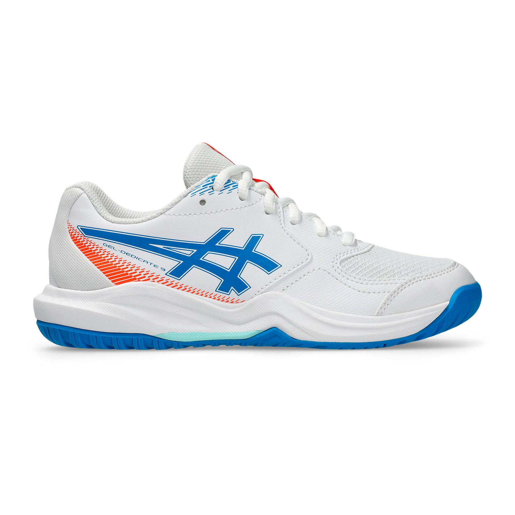 ASICS Gel-Dedicate 9 GS Scarpa per tutte le superfici Bambini - bianco, blu
