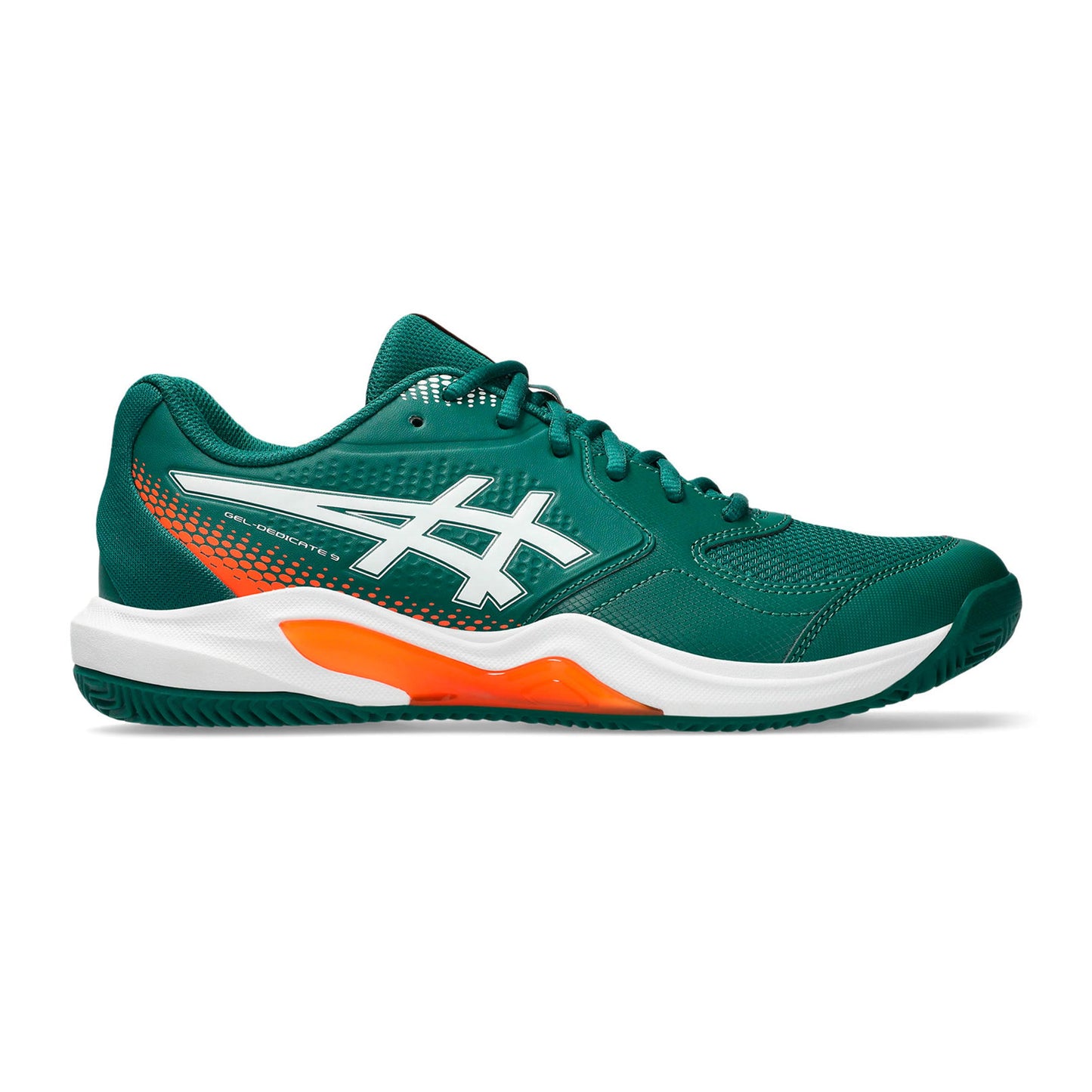 ASICS Gel-Dedicate 9 Scarpa da padel Uomini - verde scuro, bianco