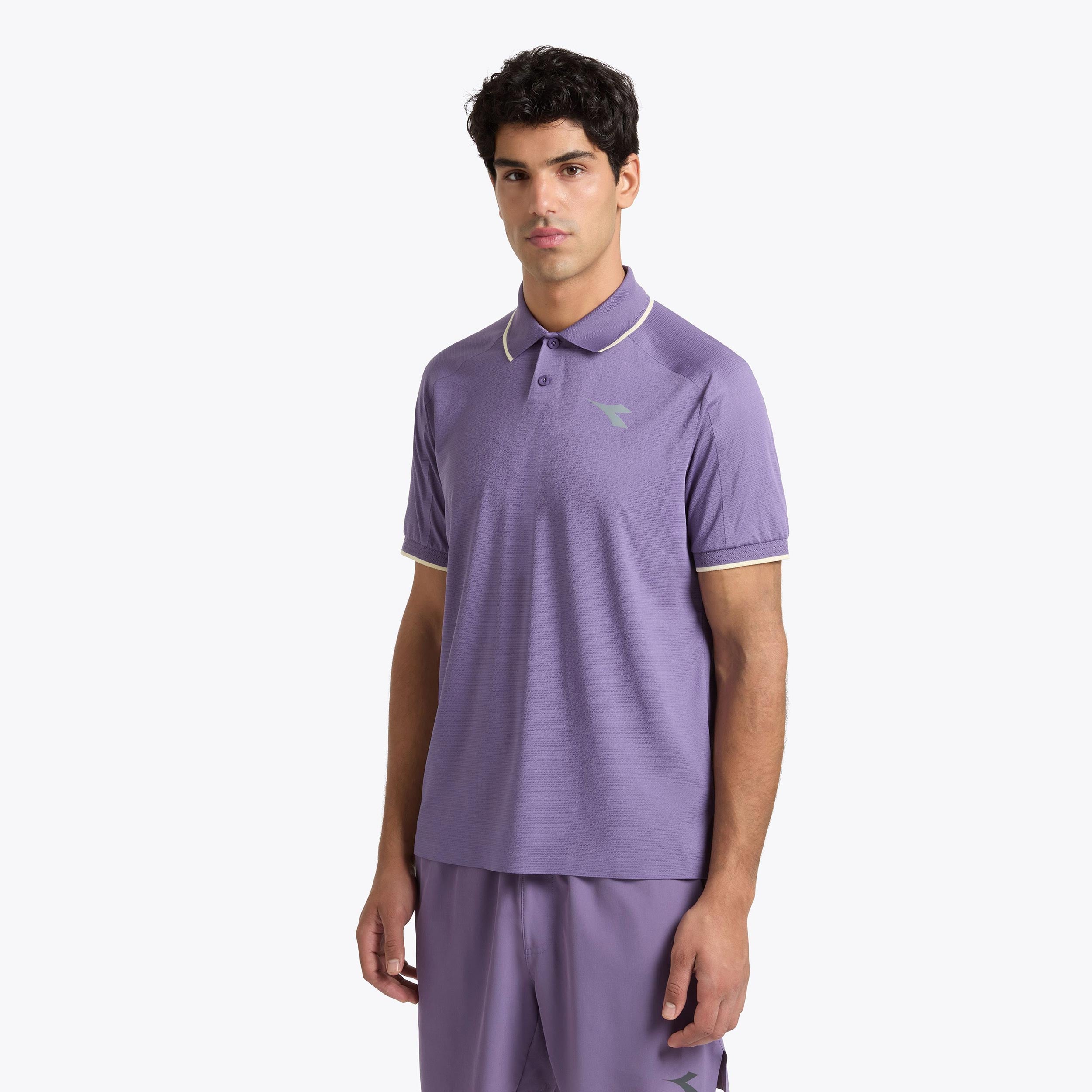 Diadora Fibrazero Polo Uomini - viola