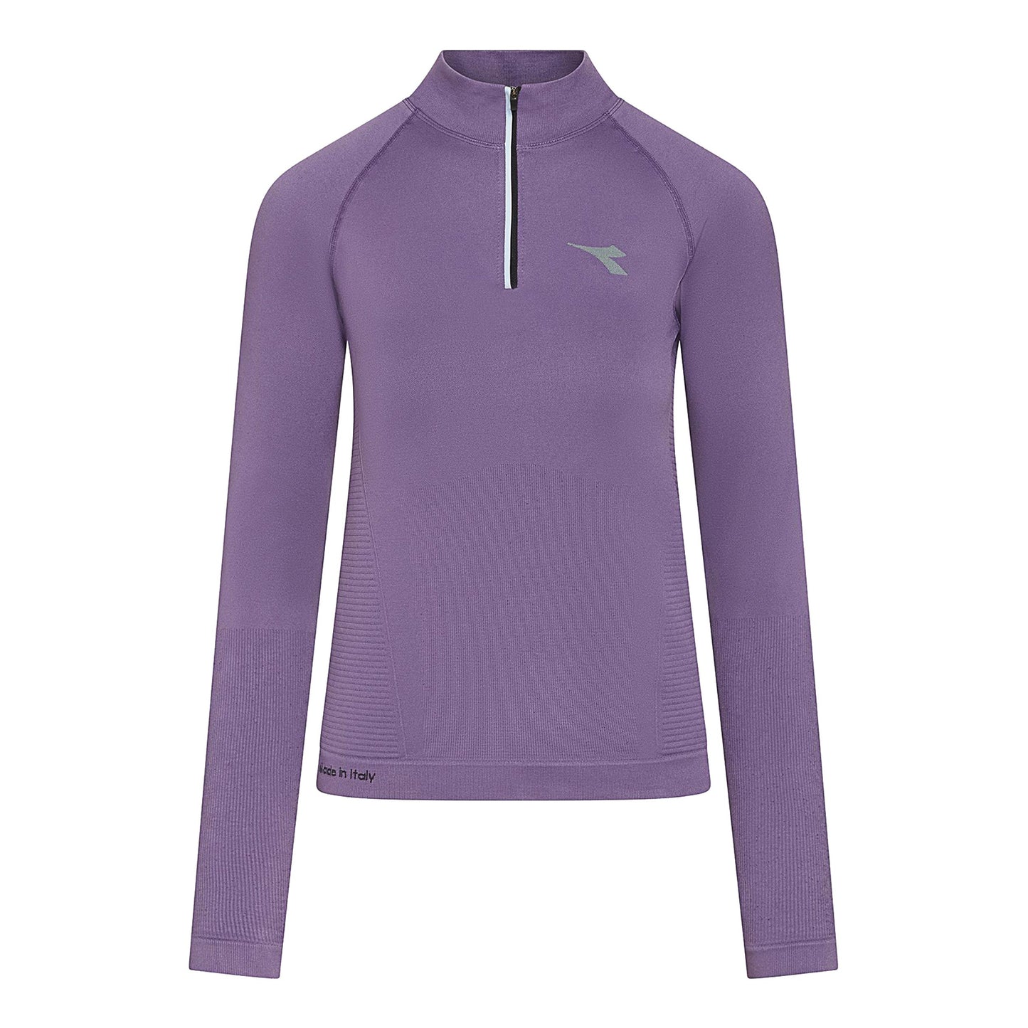 Diadora 1/2 Zip Stratouno Manica lunga Donna - viola