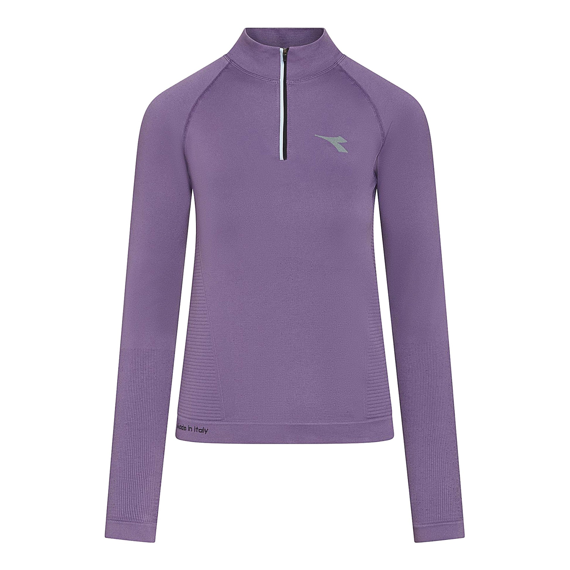 Diadora 1/2 Zip Stratouno Manica lunga Donna - viola