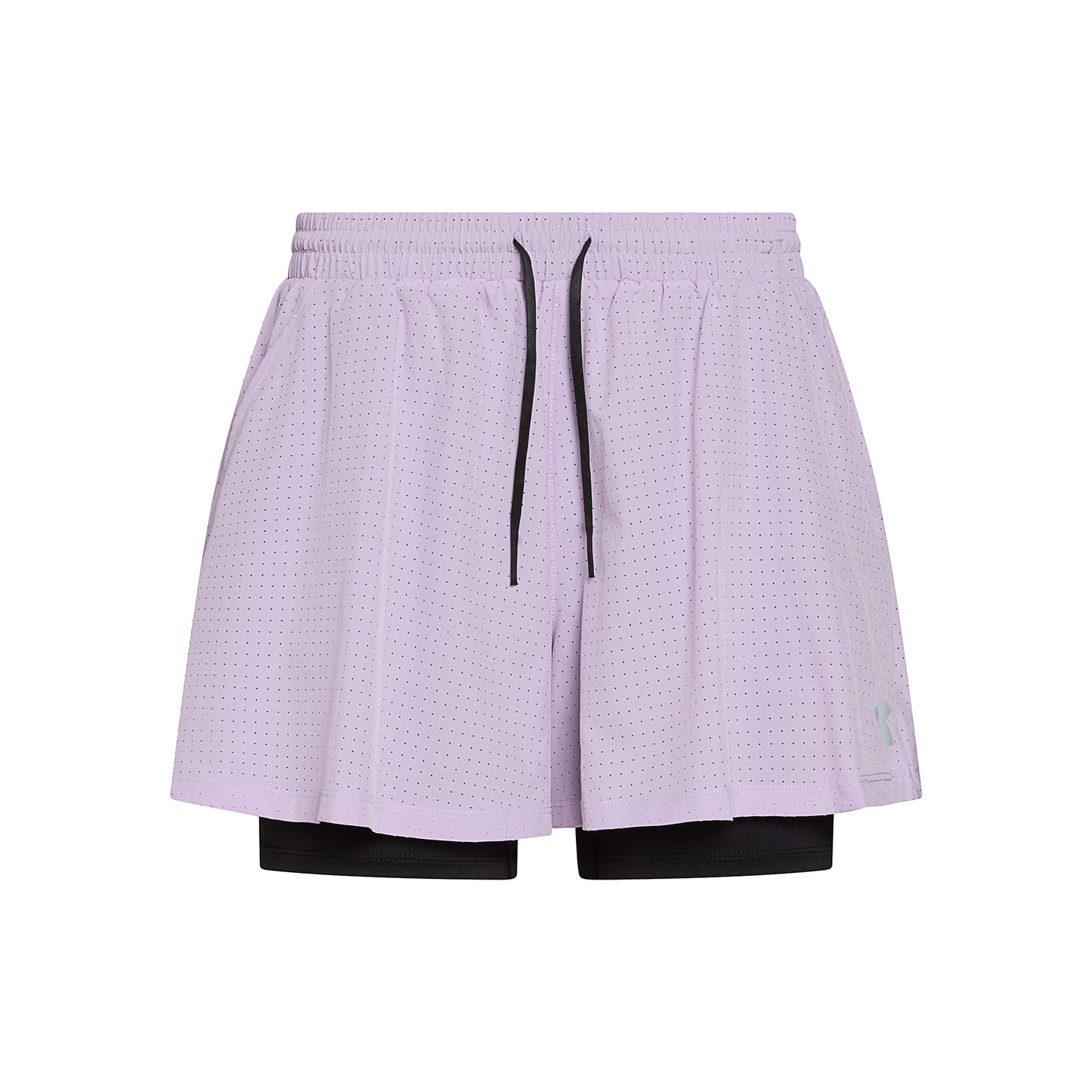 Diadora 2in1 Pantaloncini Donna - lilla