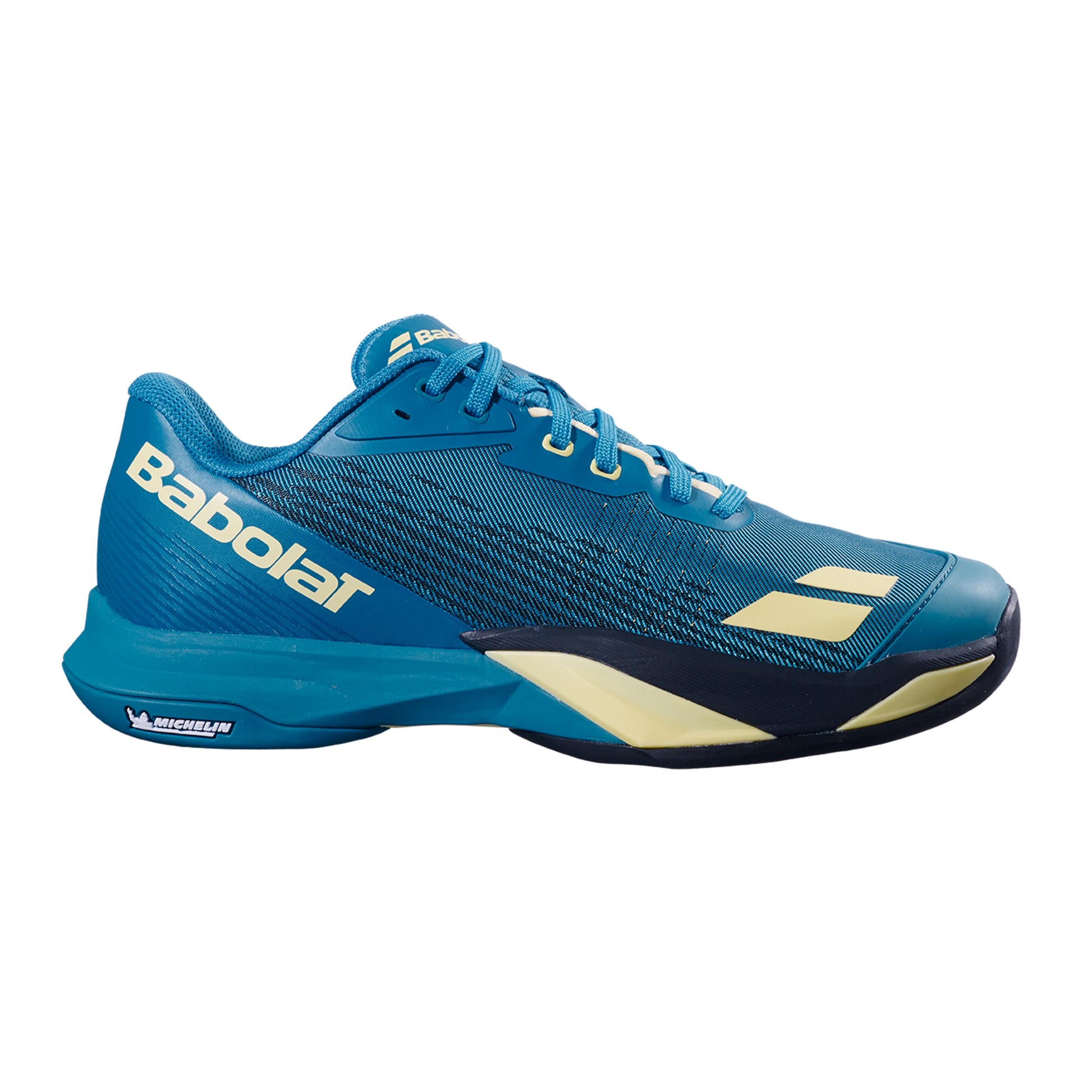 Babolat Jet Mach 4 Scarpa per tutte le superfici Uomini - blu, lime