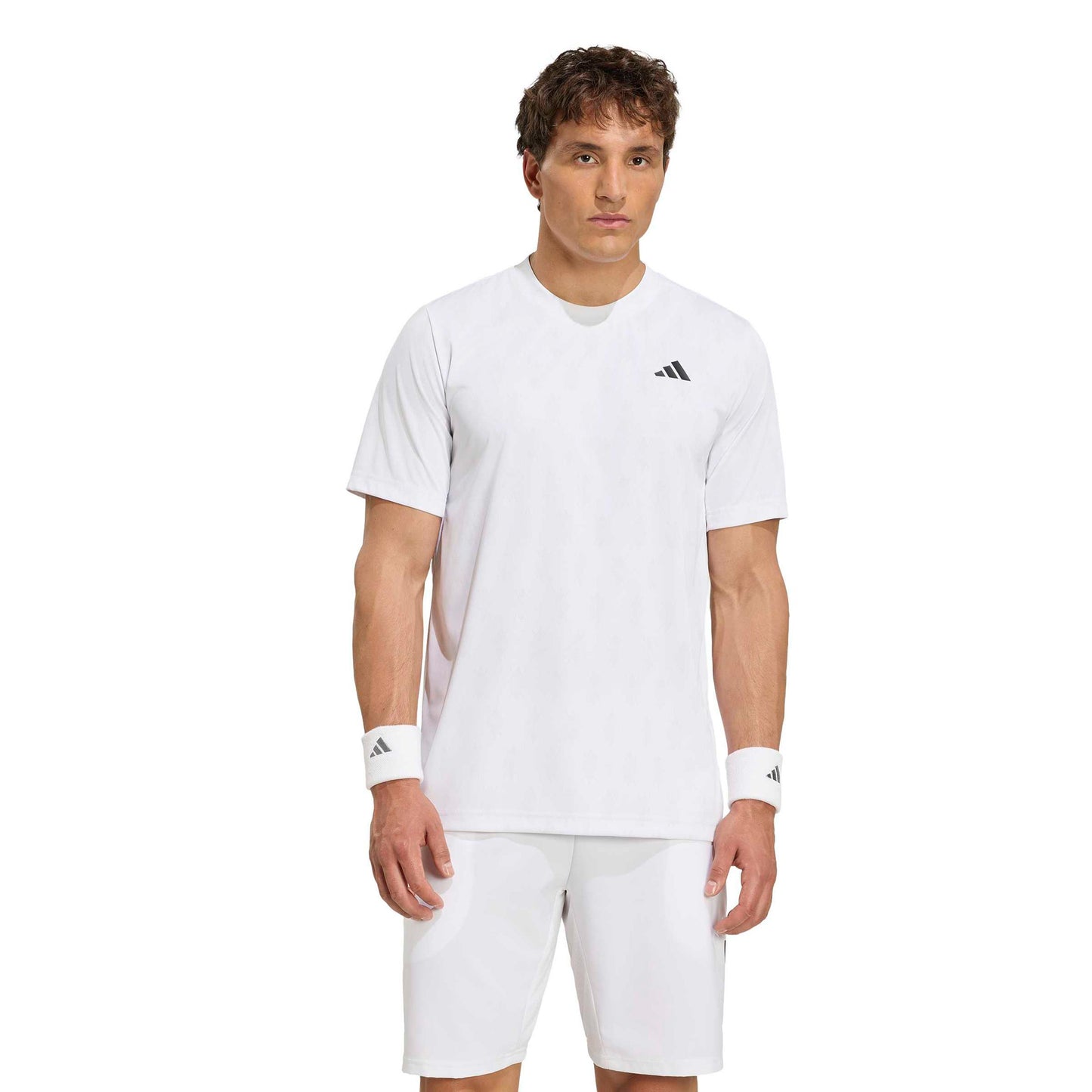 adidas Club Graphic Maglietta Uomini - bianco, grigio chiaro