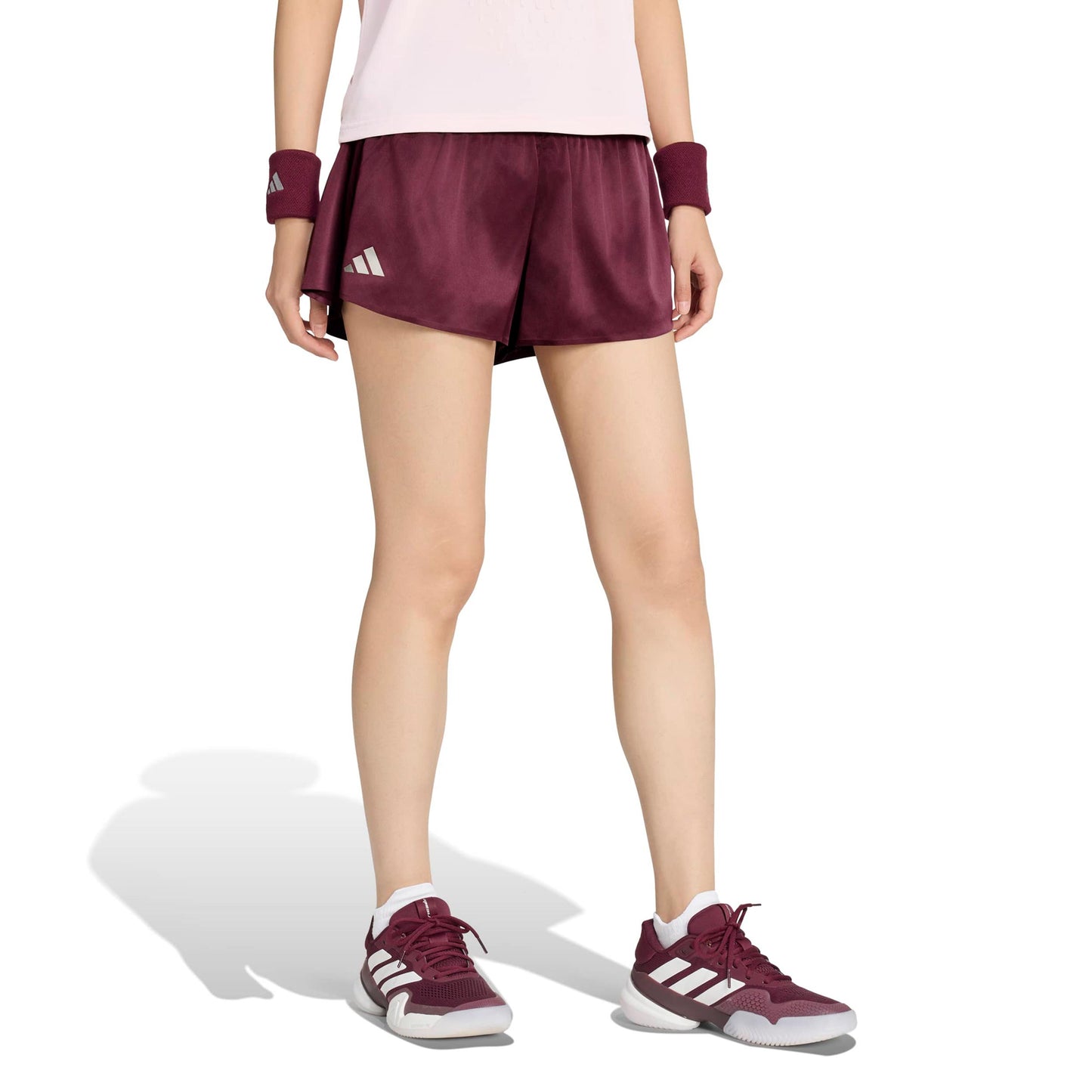 adidas Pro Pantaloncini Donna - vino rosso