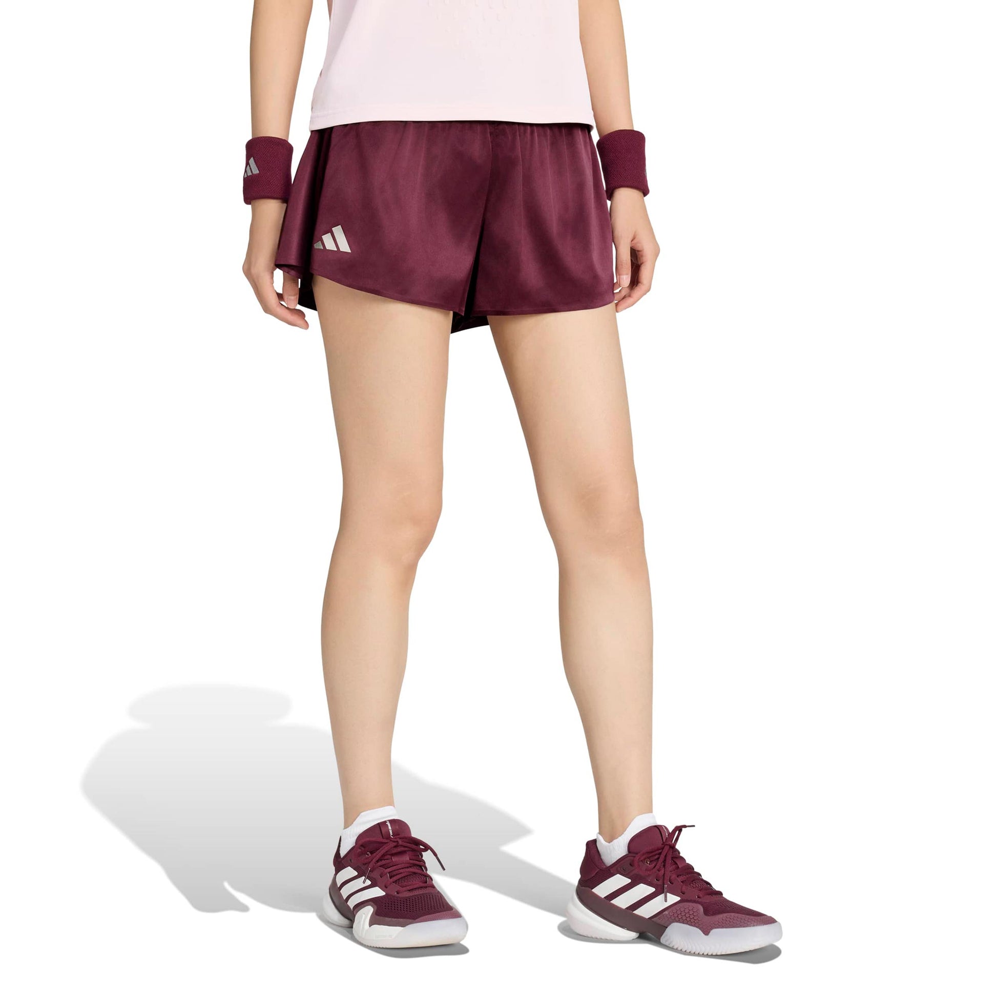 adidas Pro Pantaloncini Donna - vino rosso