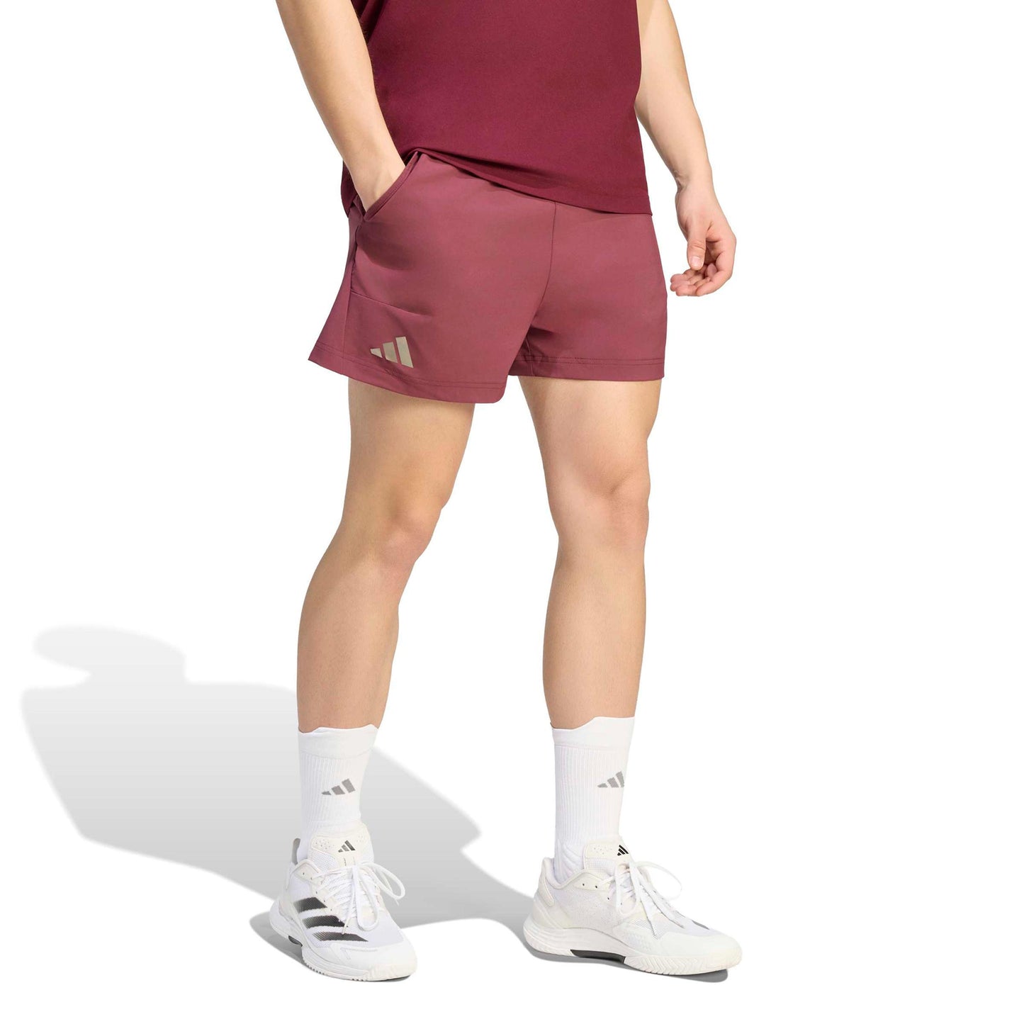 adidas Short & Tight Set Pantaloncini Uomini - vino rosso