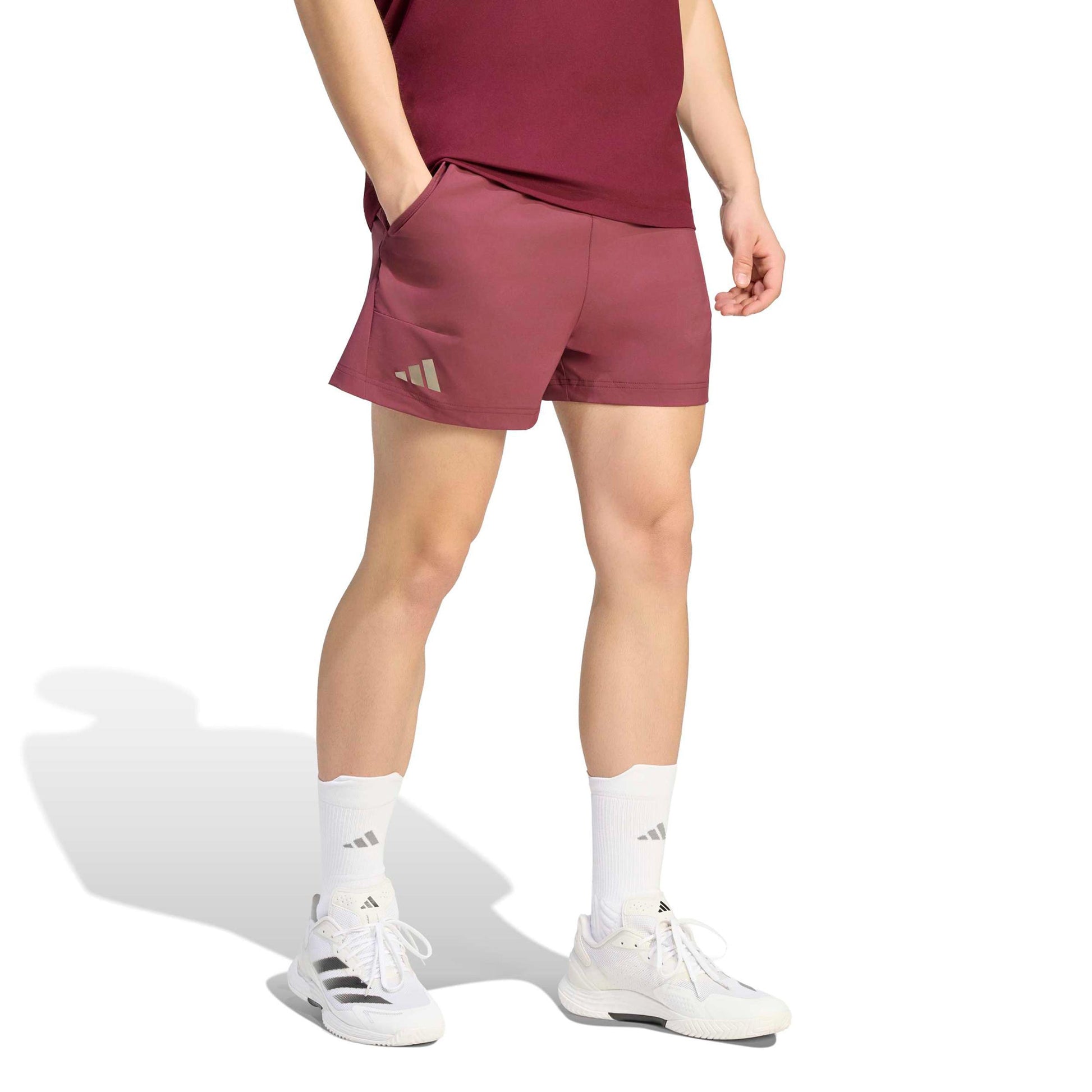 adidas Short & Tight Set Pantaloncini Uomini - vino rosso