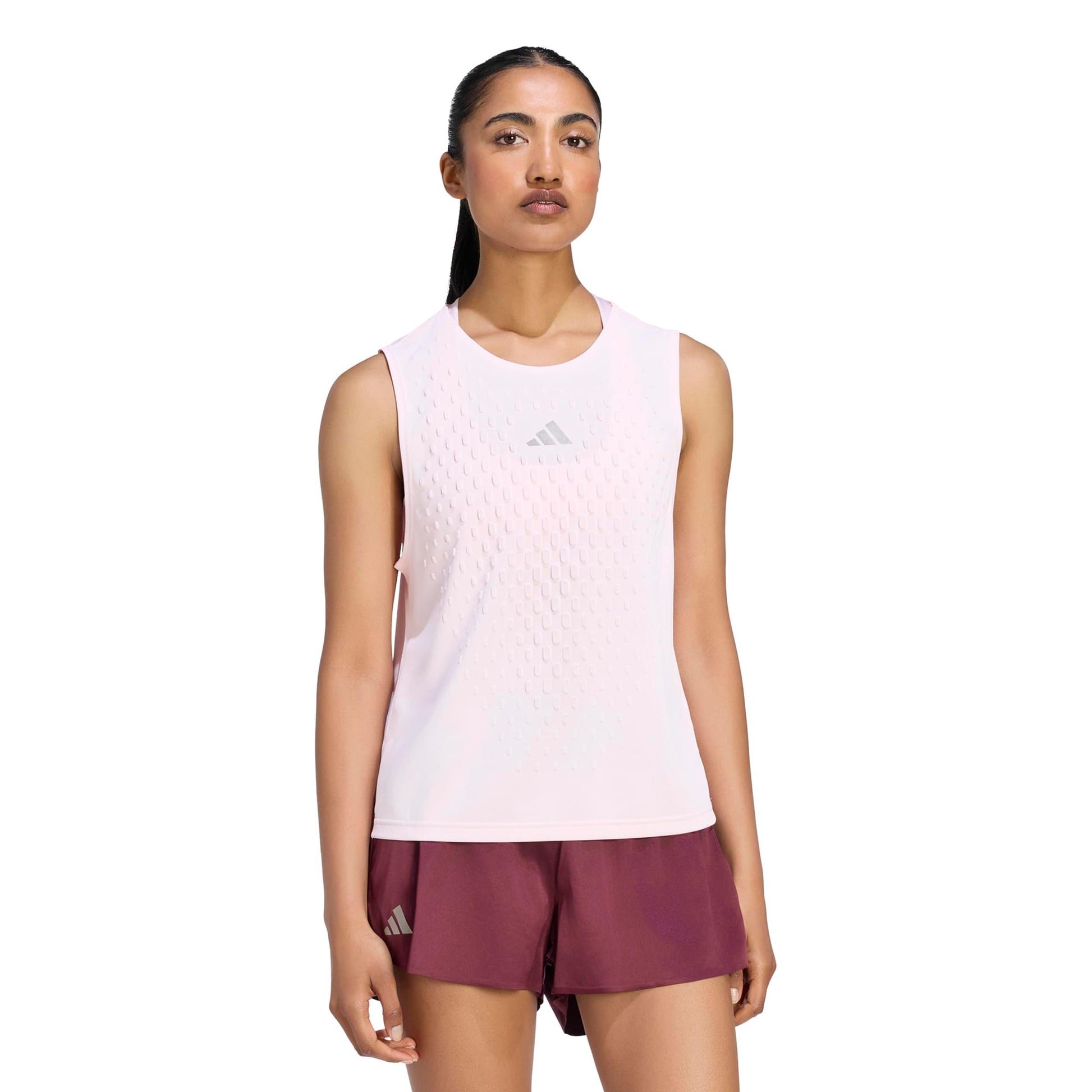 adidas 3D Pro Canottiera Donna - rosa pastello, argento