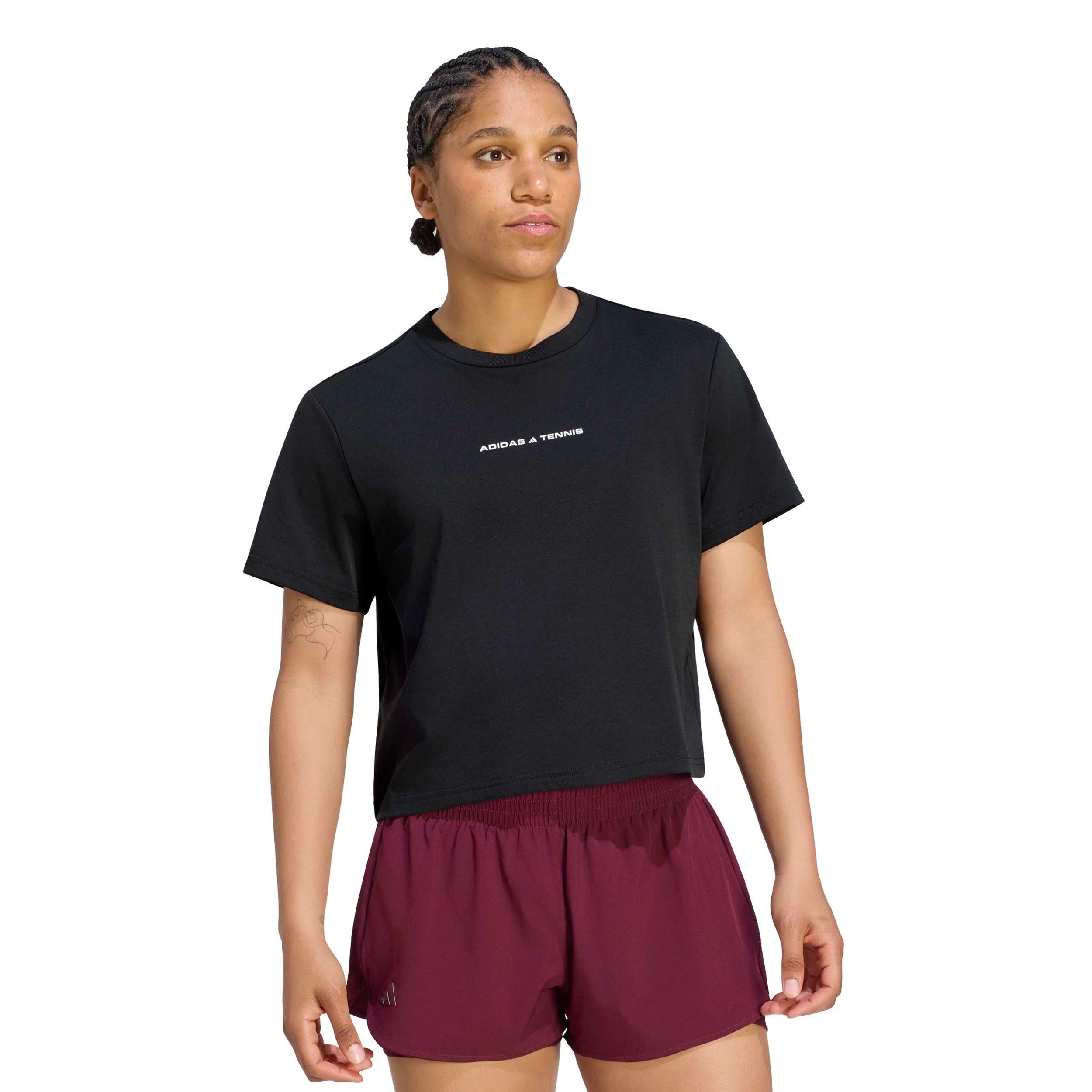 adidas Graphic Maglietta Donna - nero, bianco