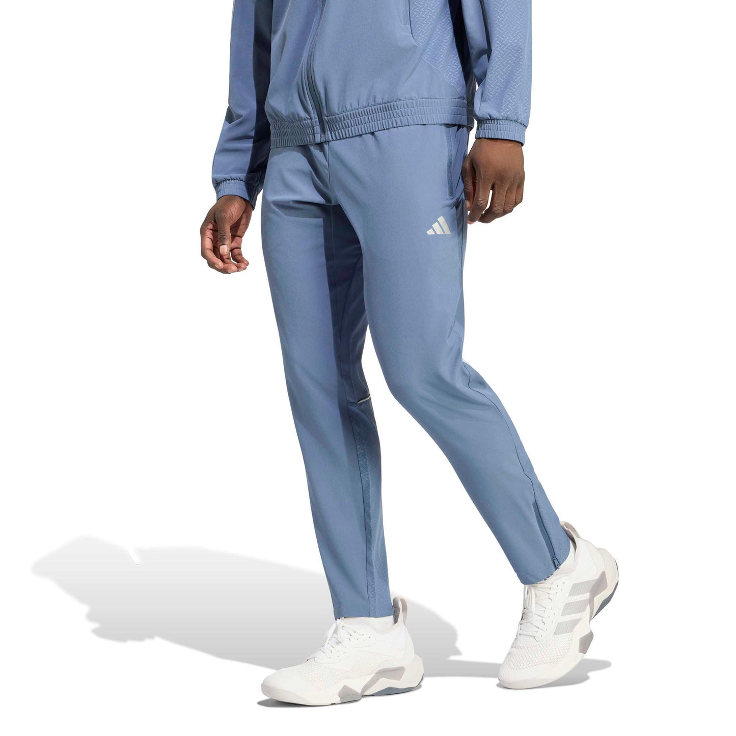 adidas Tech Pantalone da allenamento Uomini - grigio-blu