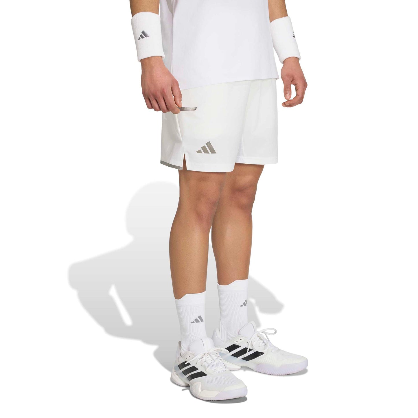 adidas 7Inch Short & Tight Pantaloncini Uomini - bianco, argento