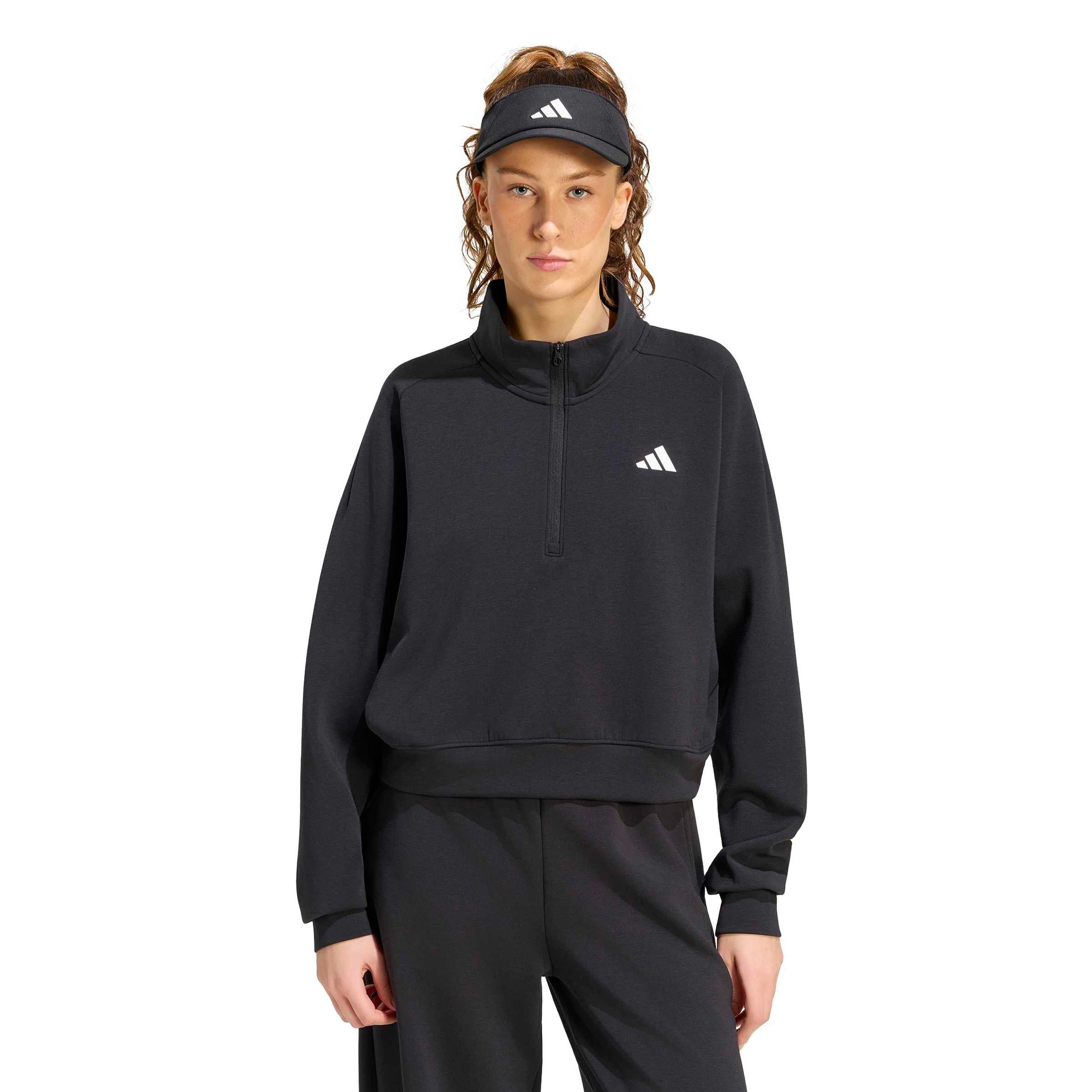 adidas Cover Up Half-Zip Felpa Donna - nero