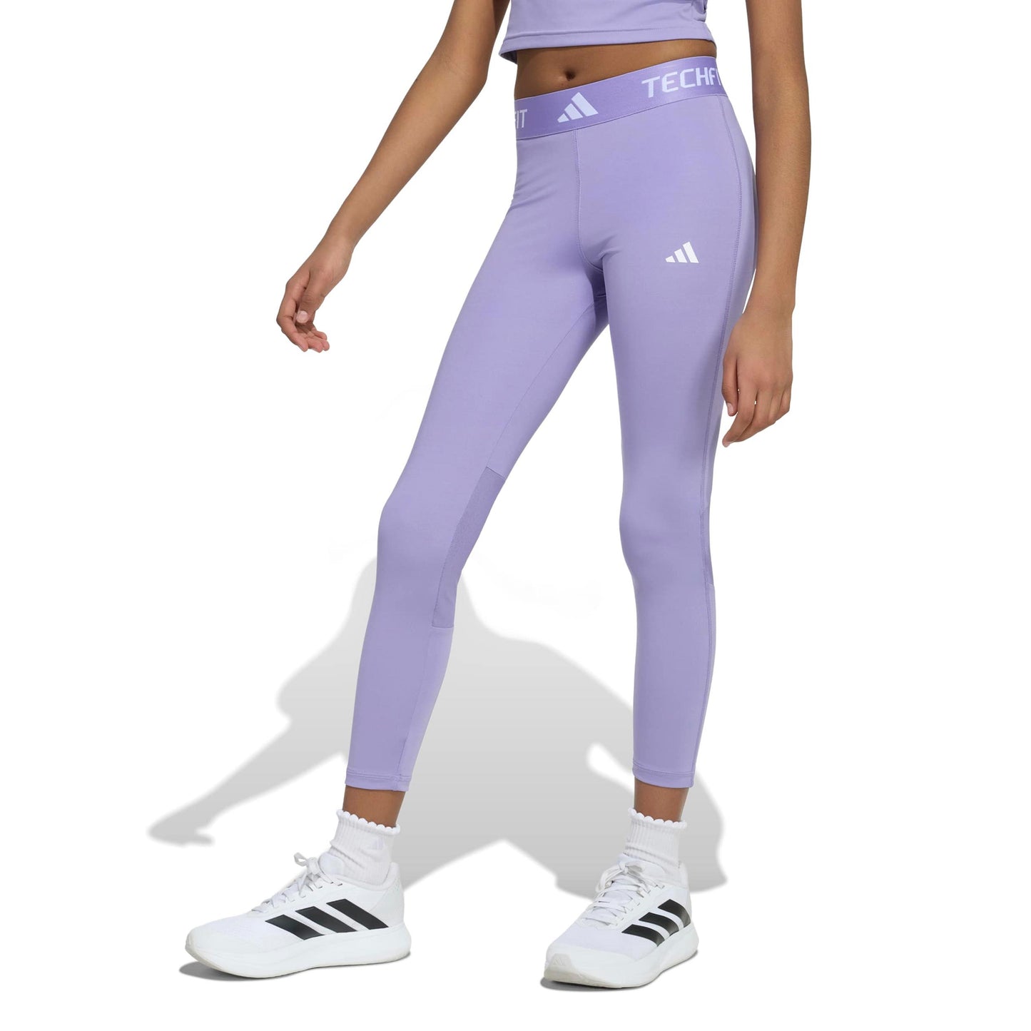 adidas 7/8 Calzamaglia Bambini - lilla, bianco