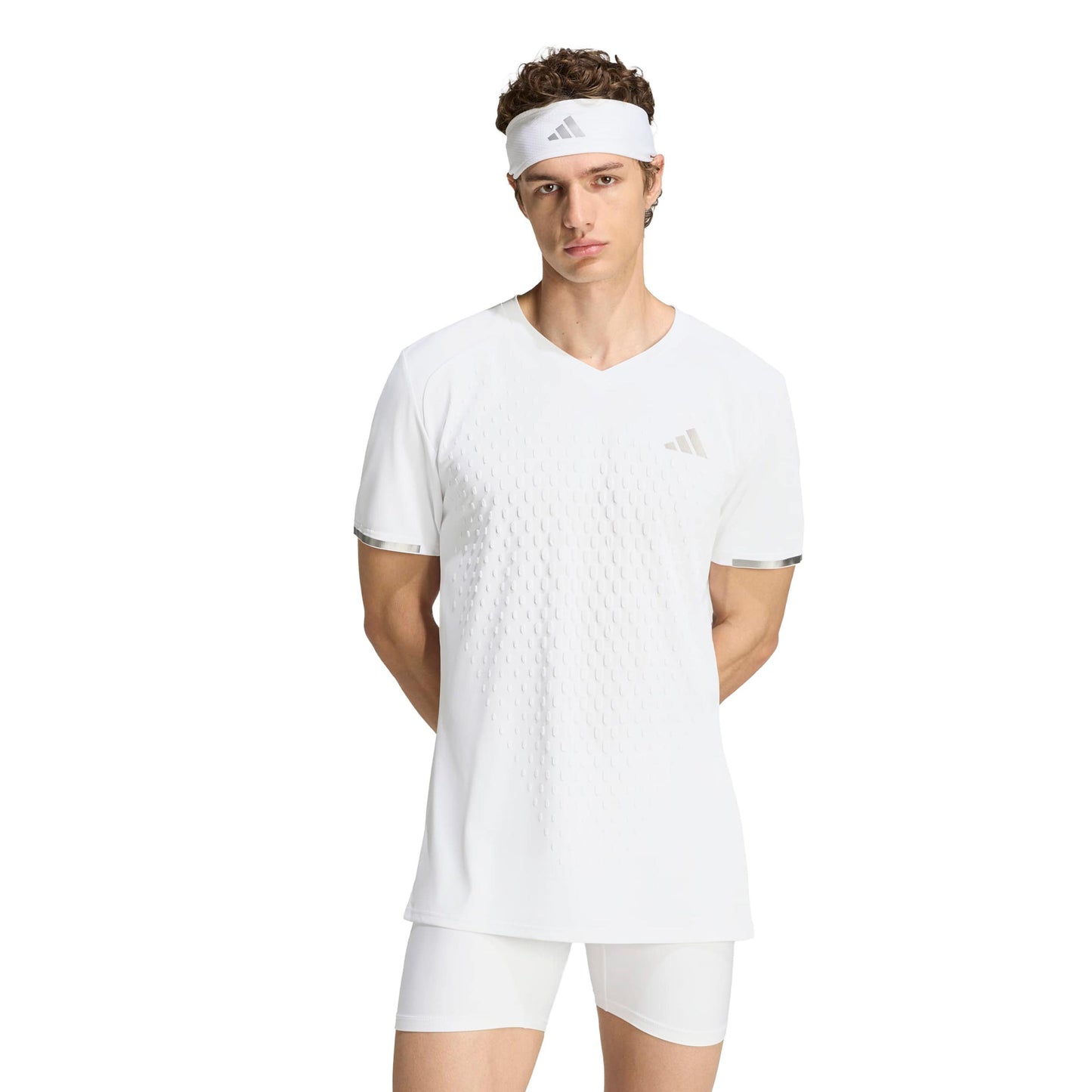 adidas 3D Freelift Pro Maglietta Uomini - bianco, argento