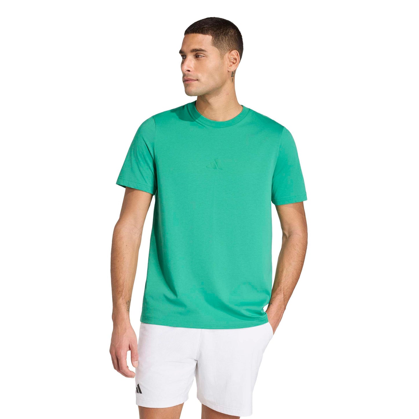 adidas Graphik Maglietta Uomini - verde scuro