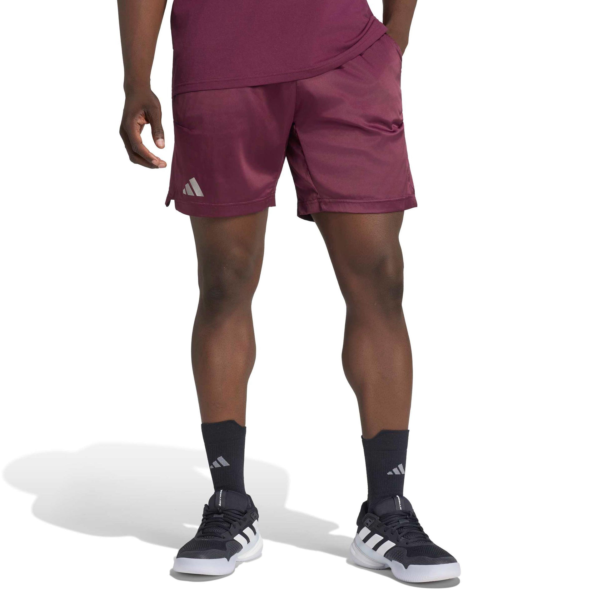 adidas Ergo Pro Pantaloncini Uomini - vino rosso