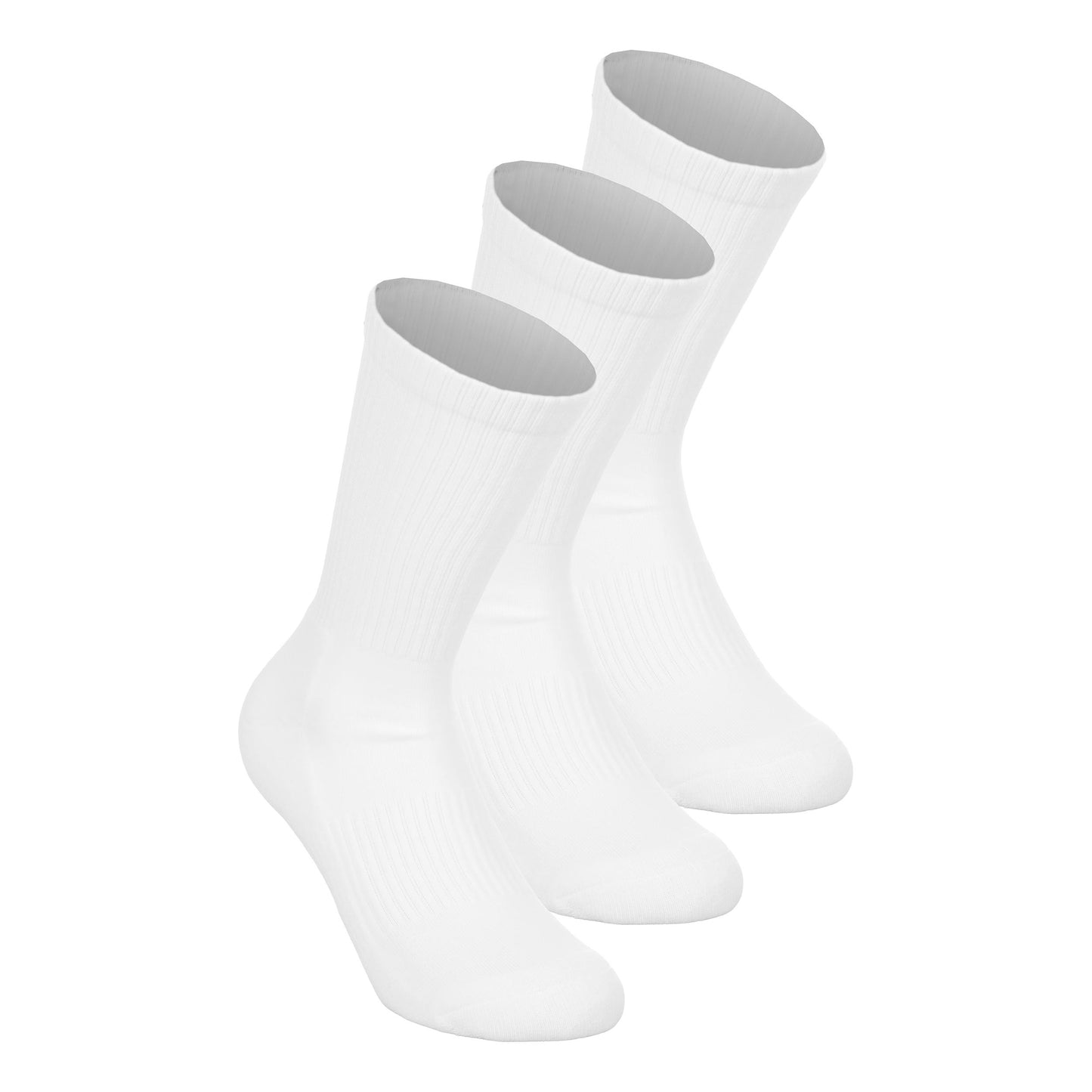 Padel-Point Padel Calzini da tennis Confezione da 3 Unisex - bianco